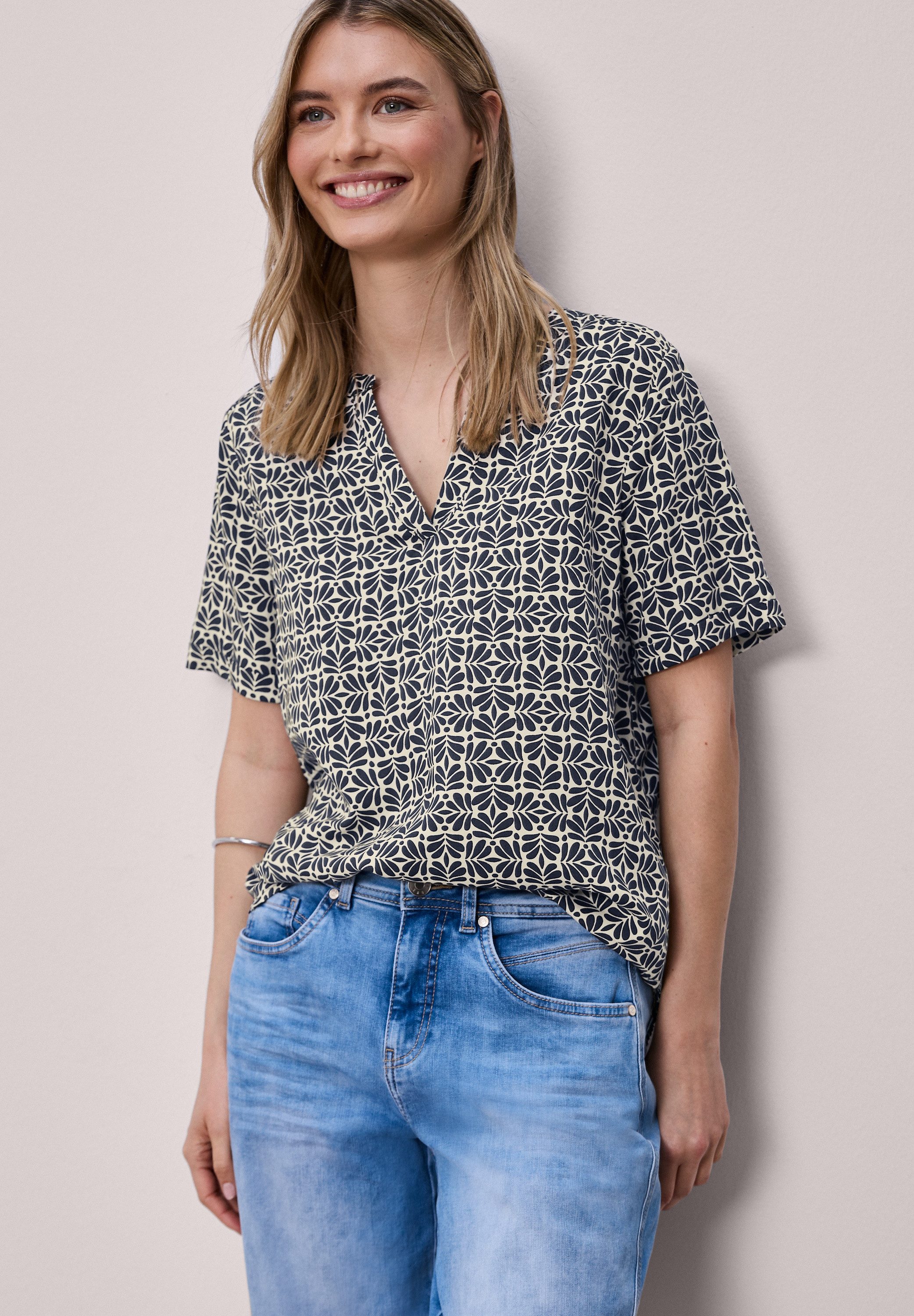 STREET ONE Klassische Bluse mit Turn-Up Funktion – Bild 2 von 5