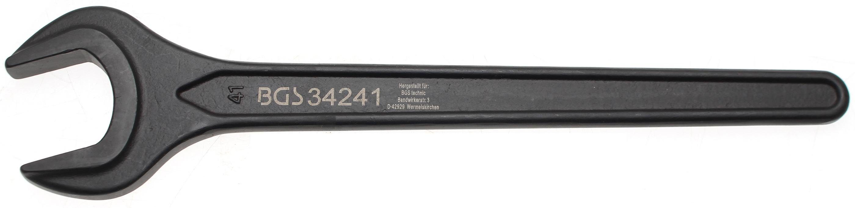 BGS technic Maulschlüssel Einmaulschlüssel, DIN 894, SW 41 mm