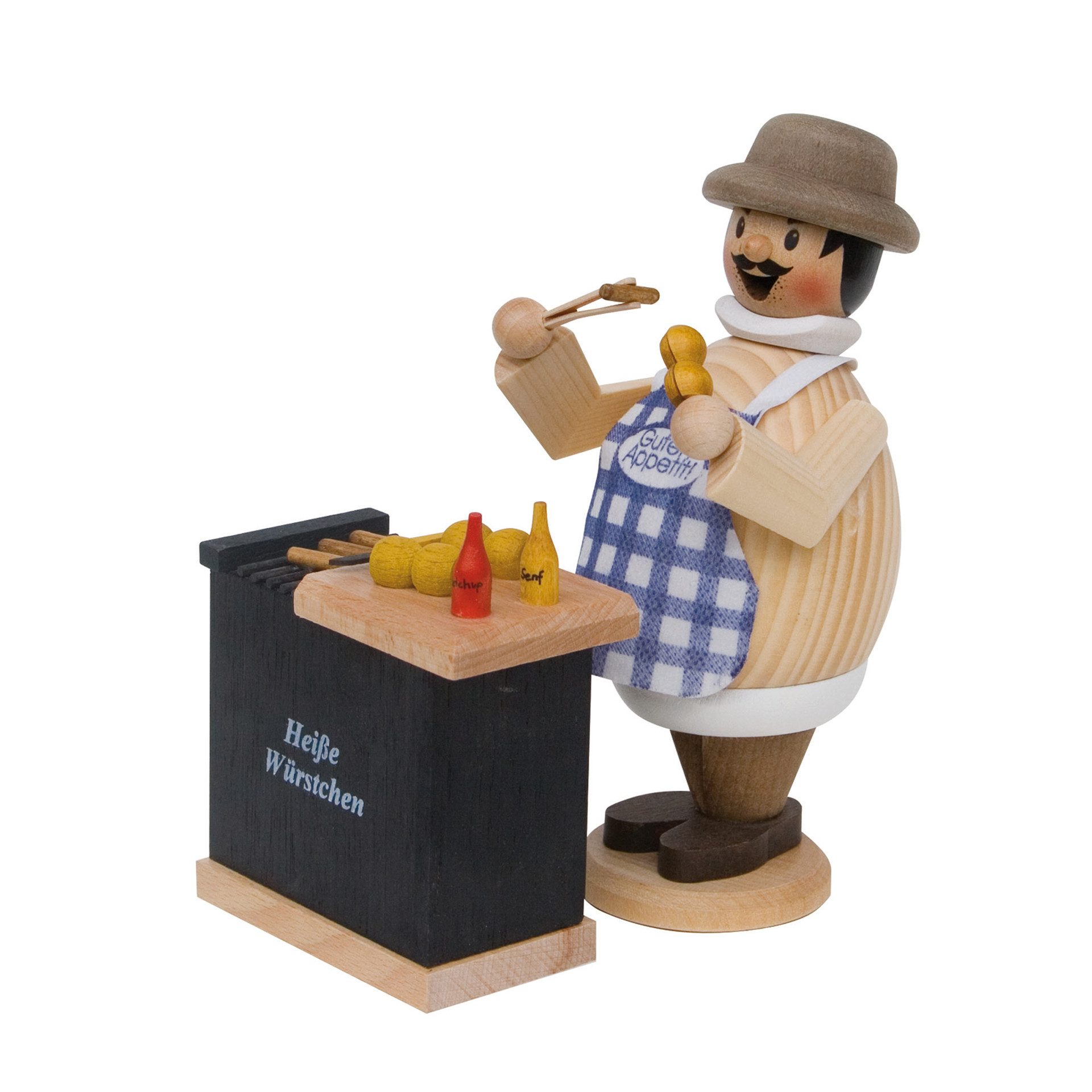 Kuhnert Räuchermännchen Räucherfigur Rauchmann Max Wurstmax  33115, (1 St)
