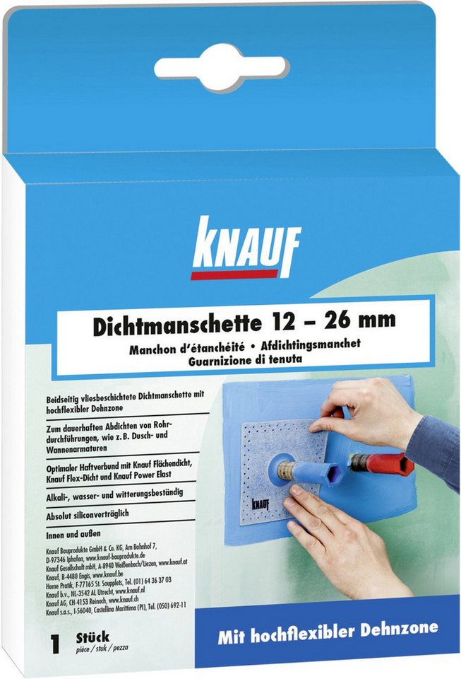 Thumbnail - KNAUF Dichtband Knauf Dichtmanschette blau, 10 x 10 cm