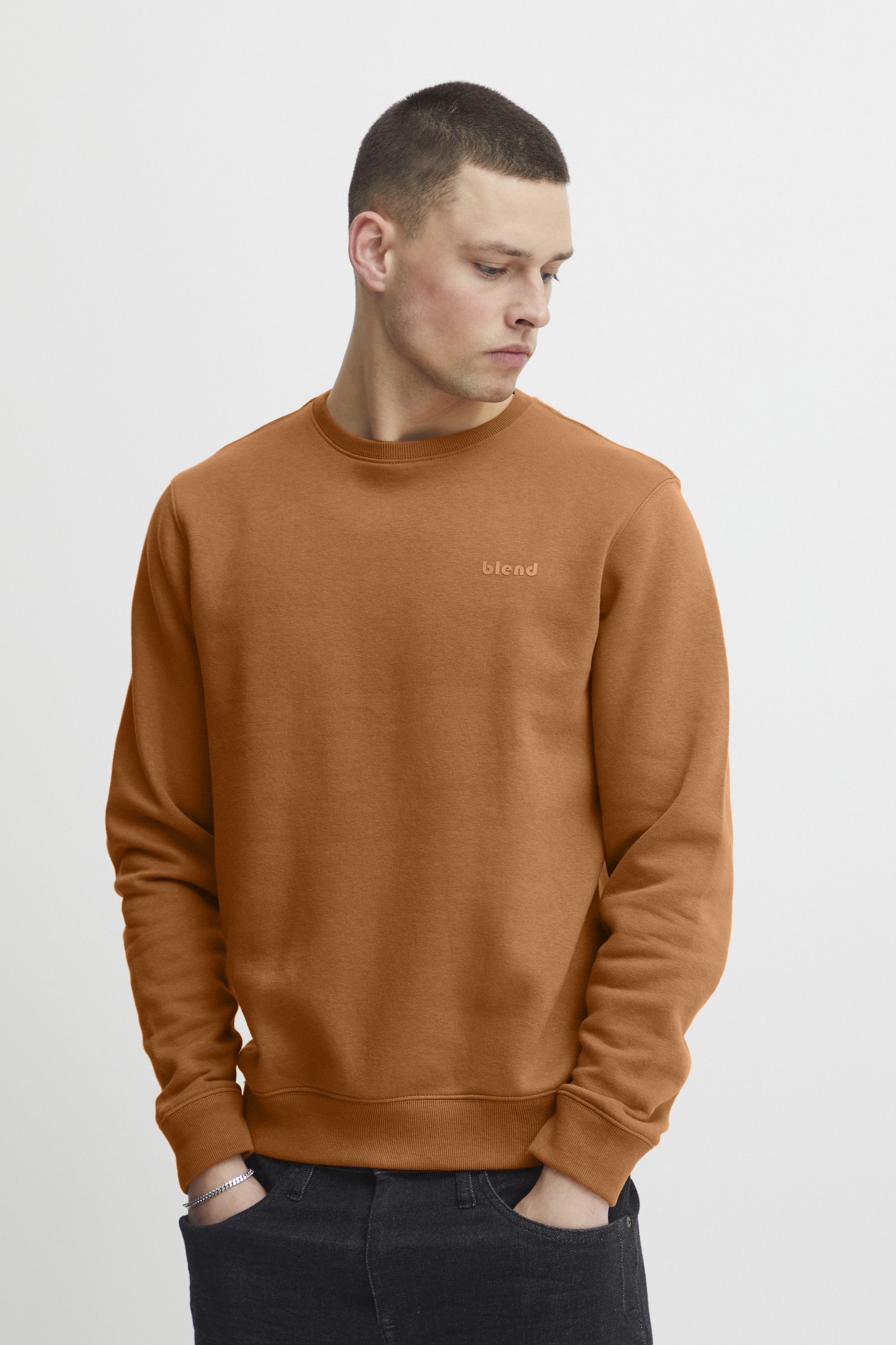 Blend Rundhalspullover BHDownton Klassisches Sweatshirt mit günstig online kaufen