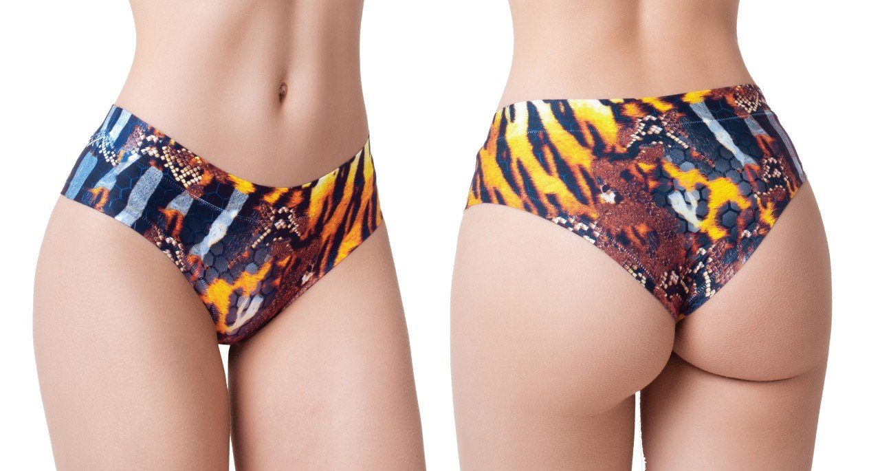 Memème Brasilslip Memème Go Wild Tiger Slip S - XL moderner Print