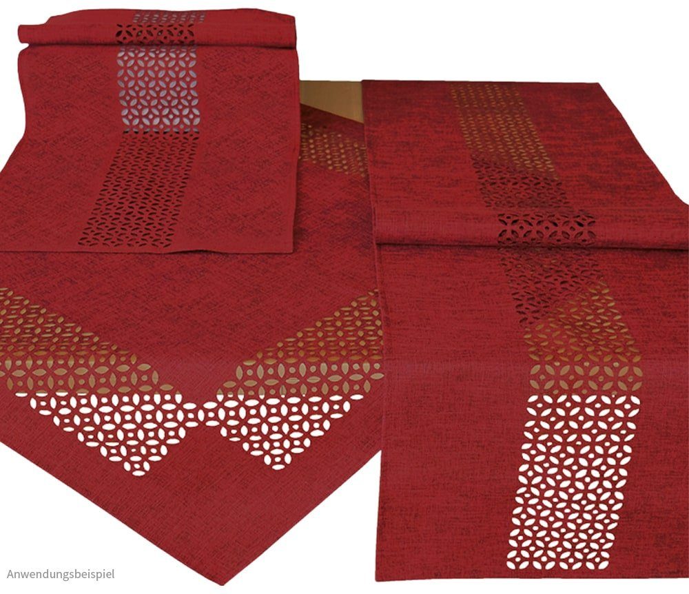 matches21 HOME & HOBBY Tischdecke Tischdecke REA durchbrochene Ornamente Po günstig online kaufen