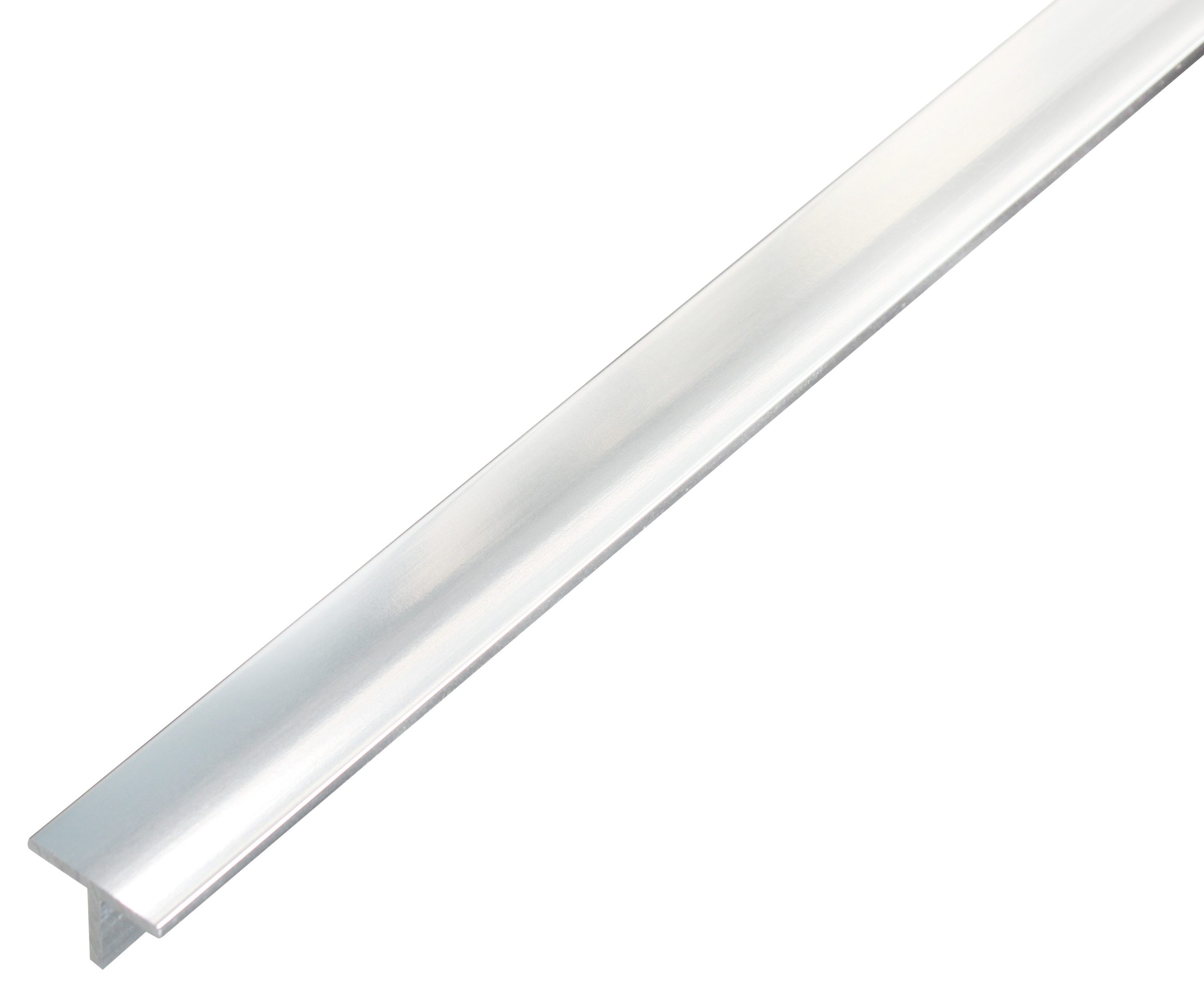 Alberts Profil, Alberts 488444 T-Profil Aluminium, chromdesign 1000 x 15 x 15 mm