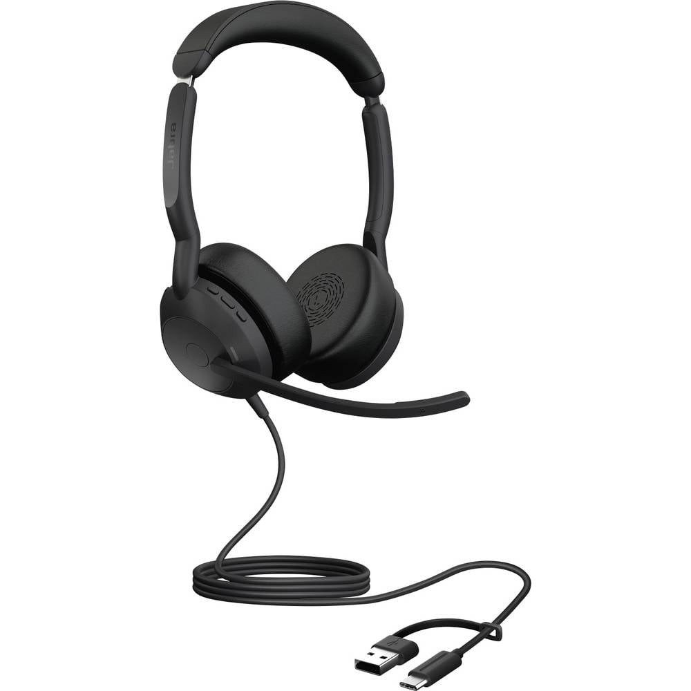 Jabra Headset, USB-C/A, Stereo, UC-zertifiziert 25069-989-899 Kopfhörer