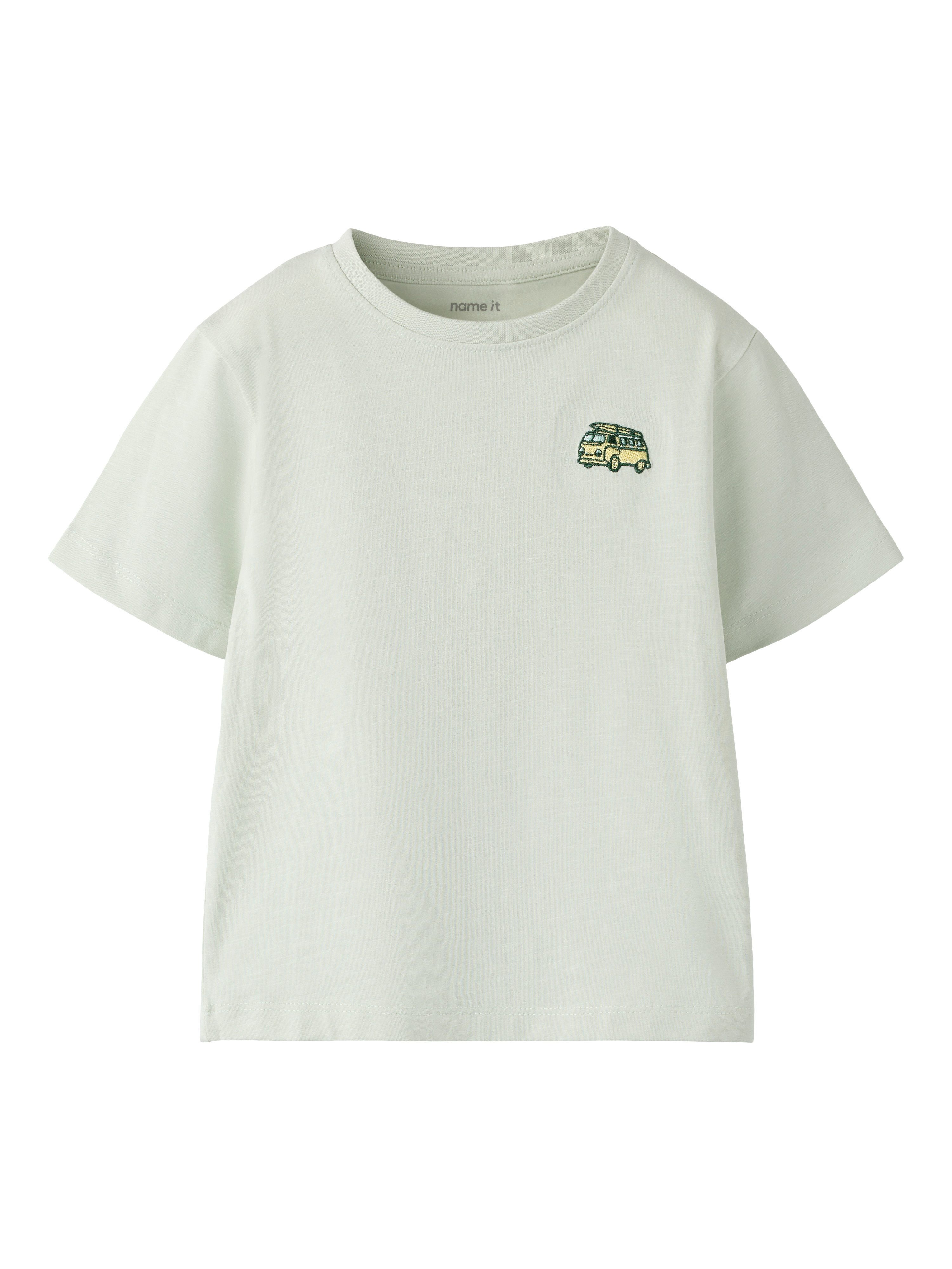 Name It T-Shirt NMMJENSO SS NREG TOP Baumwollmischung, regular fit