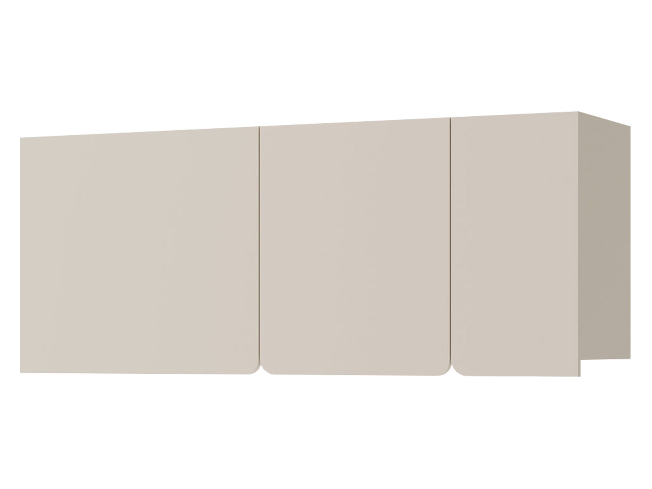 MIRJAN24 Hängeschrank Luca LC12 (mit drei Drehtüren) 120x25x37 cm