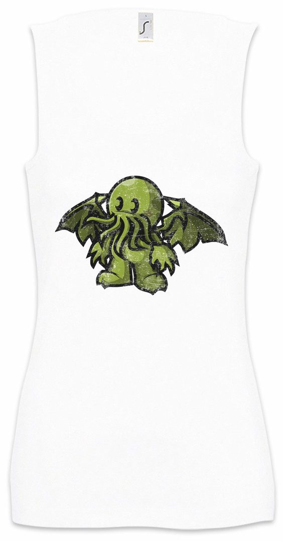 Tanktop Tiny Cthulhu I Ärmelloses Damen T-Shirt Call Horror Arkham H. P.