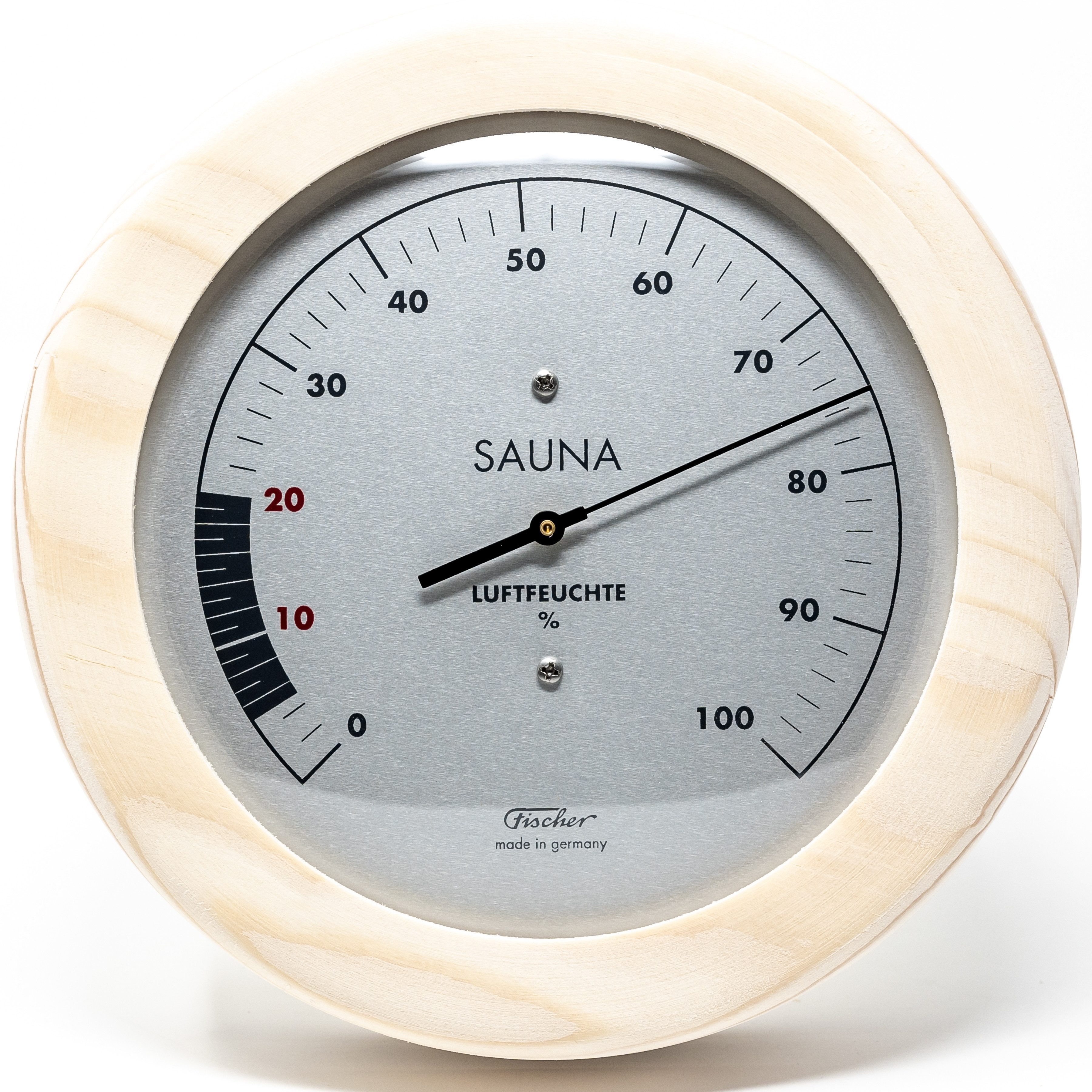Fischer Hygrometer Fischer 196H-03 Sauna-Hygrometer Made in Germany