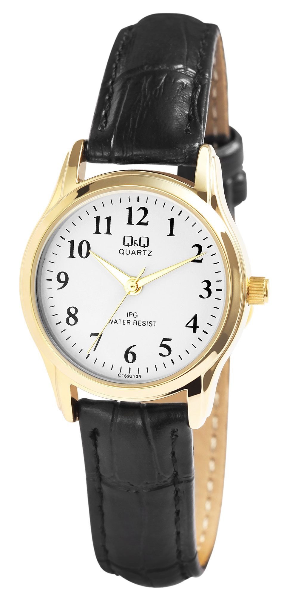 Q&Q Quarzuhr goldfarbig, 3 ATM