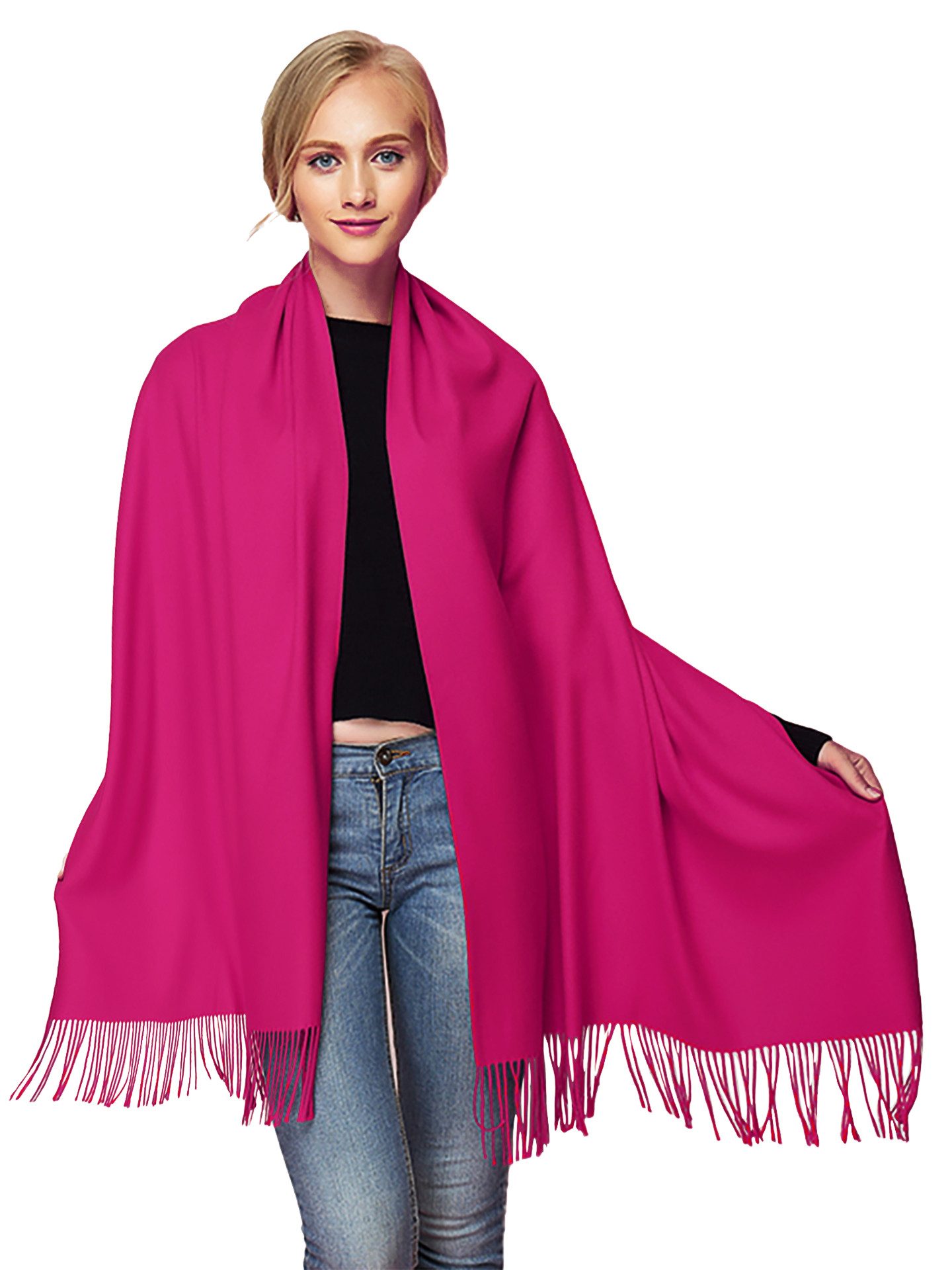 Moschen-Bayern Pashmina Pashmina Stola Damen Kaschmir Schultertuch Abendkleid festlich Schal