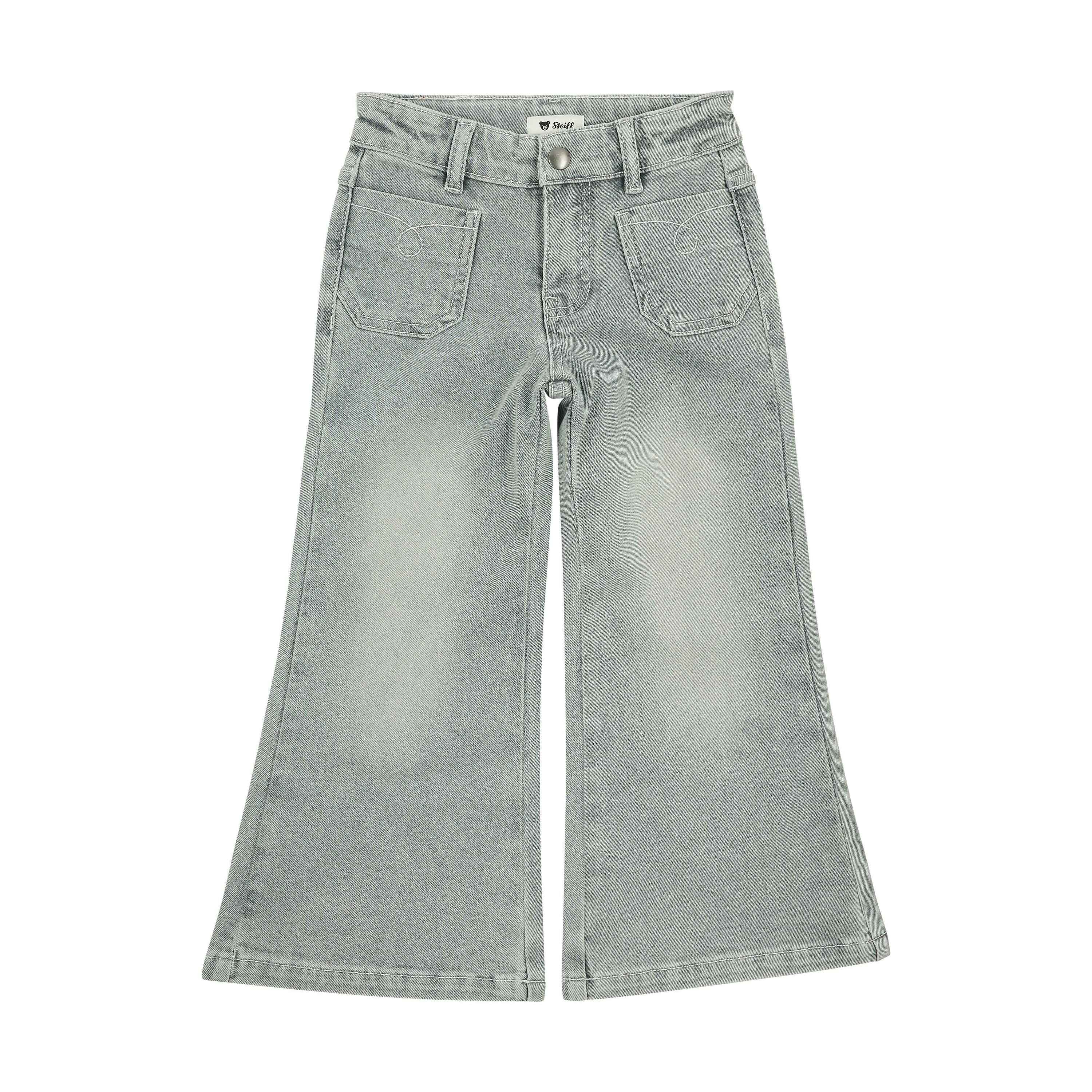 Steiff Regular-fit-Jeans Jeanshose Festive Luxe, verstellbarer Bund