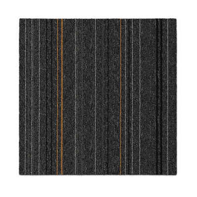 Teppichfliese Warsaw, Bodenschutz, Erhältlich in 5 Farben, 50 x 50 cm, casa pura, Quadratisch, Höhe: 6 mm, Selbstliegend