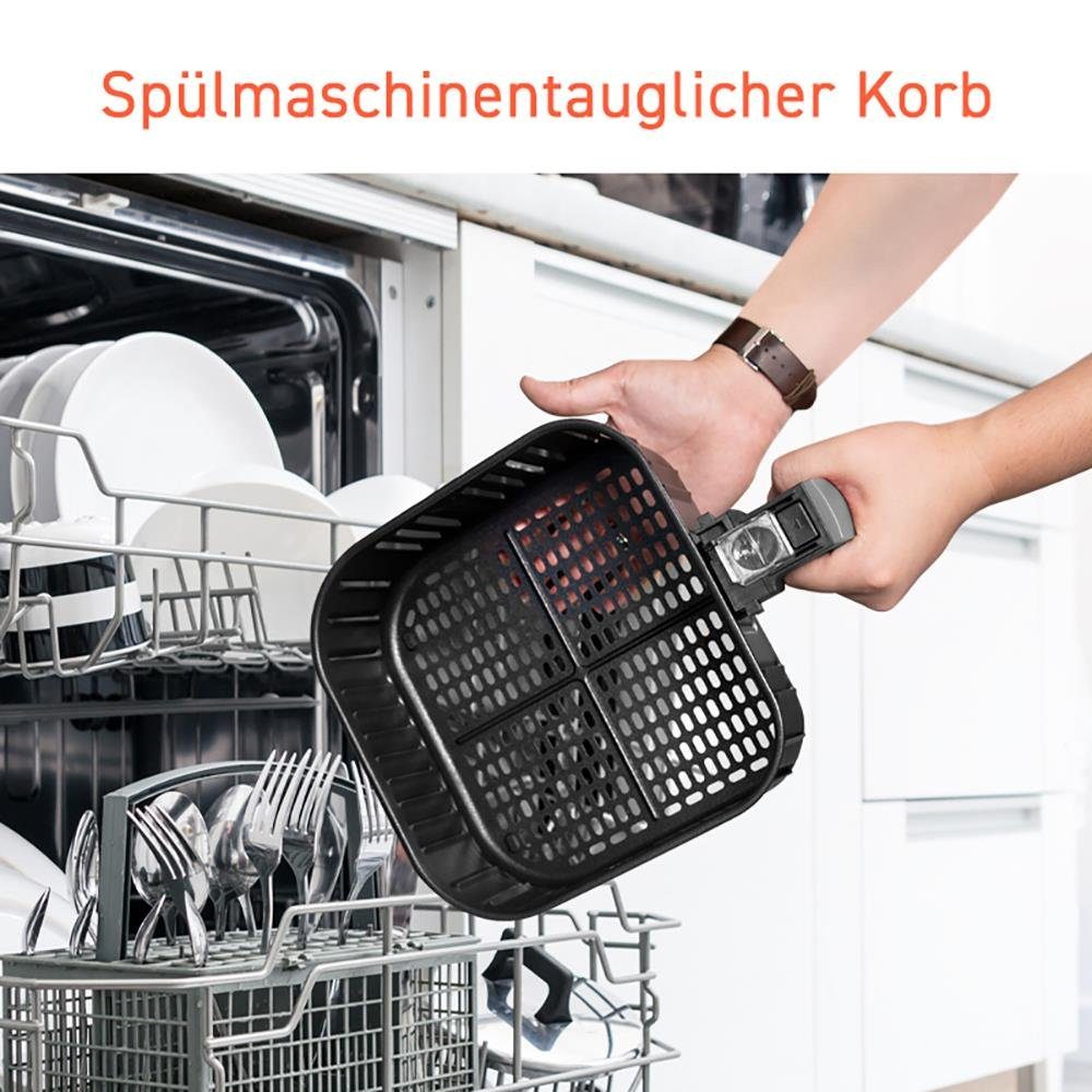 Cosori Heißluftfritteuse 5.5L Heißluftfritteusen-Set, XXL rot - 1700 W Premium