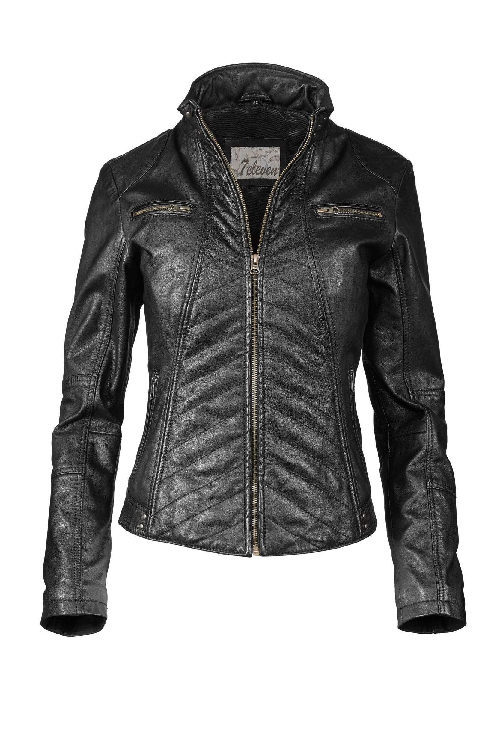 7eleven Lederjacke SERENATE (1-St) aus hochwertigem günstig online kaufen
