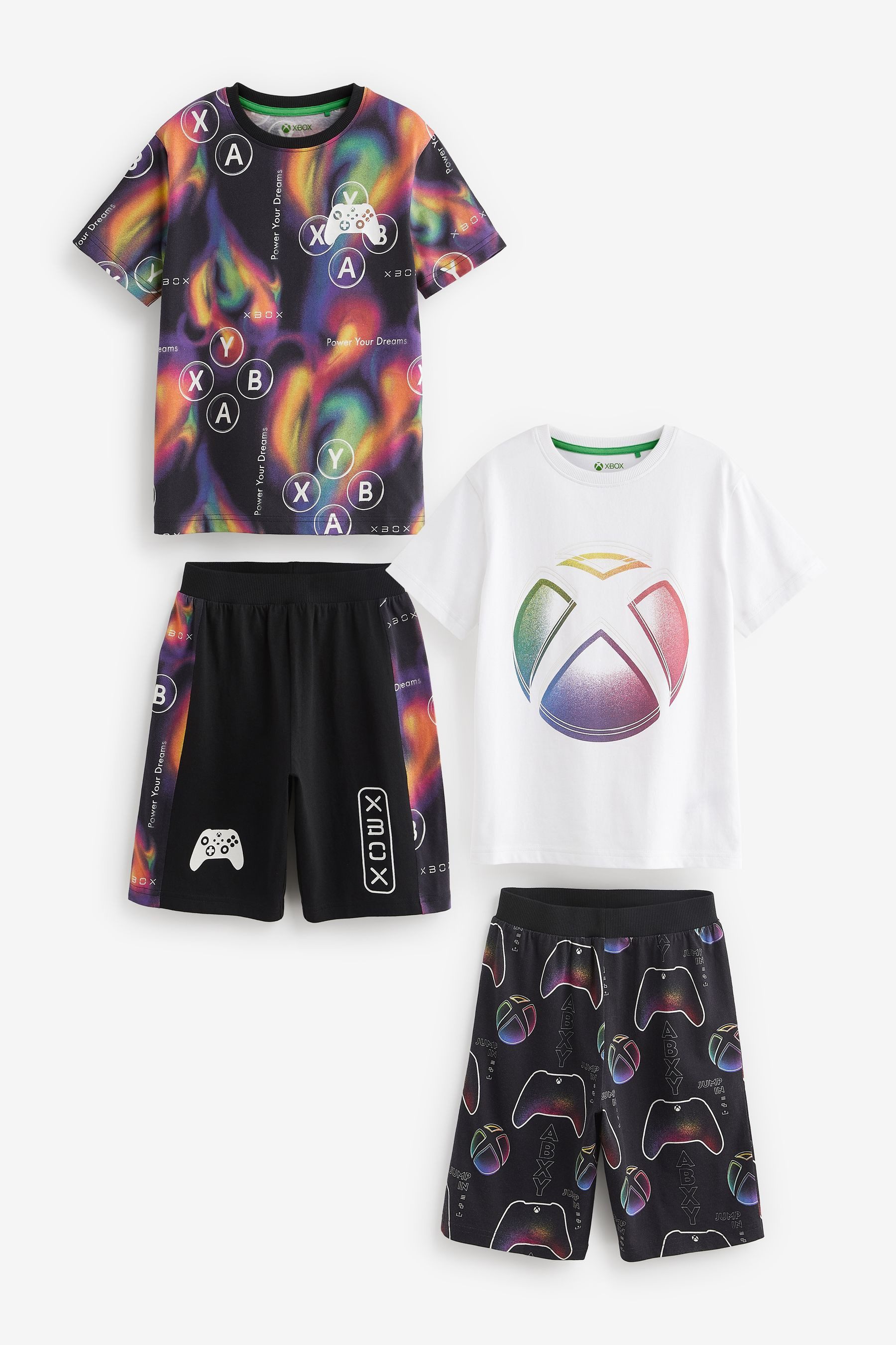 Next Pyjama Kurze Pyjamas, 2er-Pack (4 günstig online kaufen