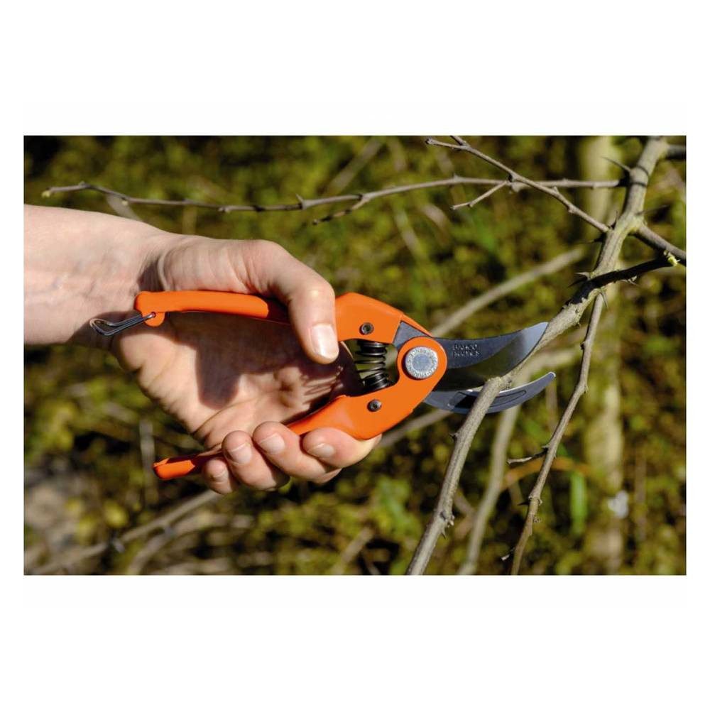 BAHCO Gartenschere Robuste Rebschere, Universeller Einsatz, 220mm P126-22-F