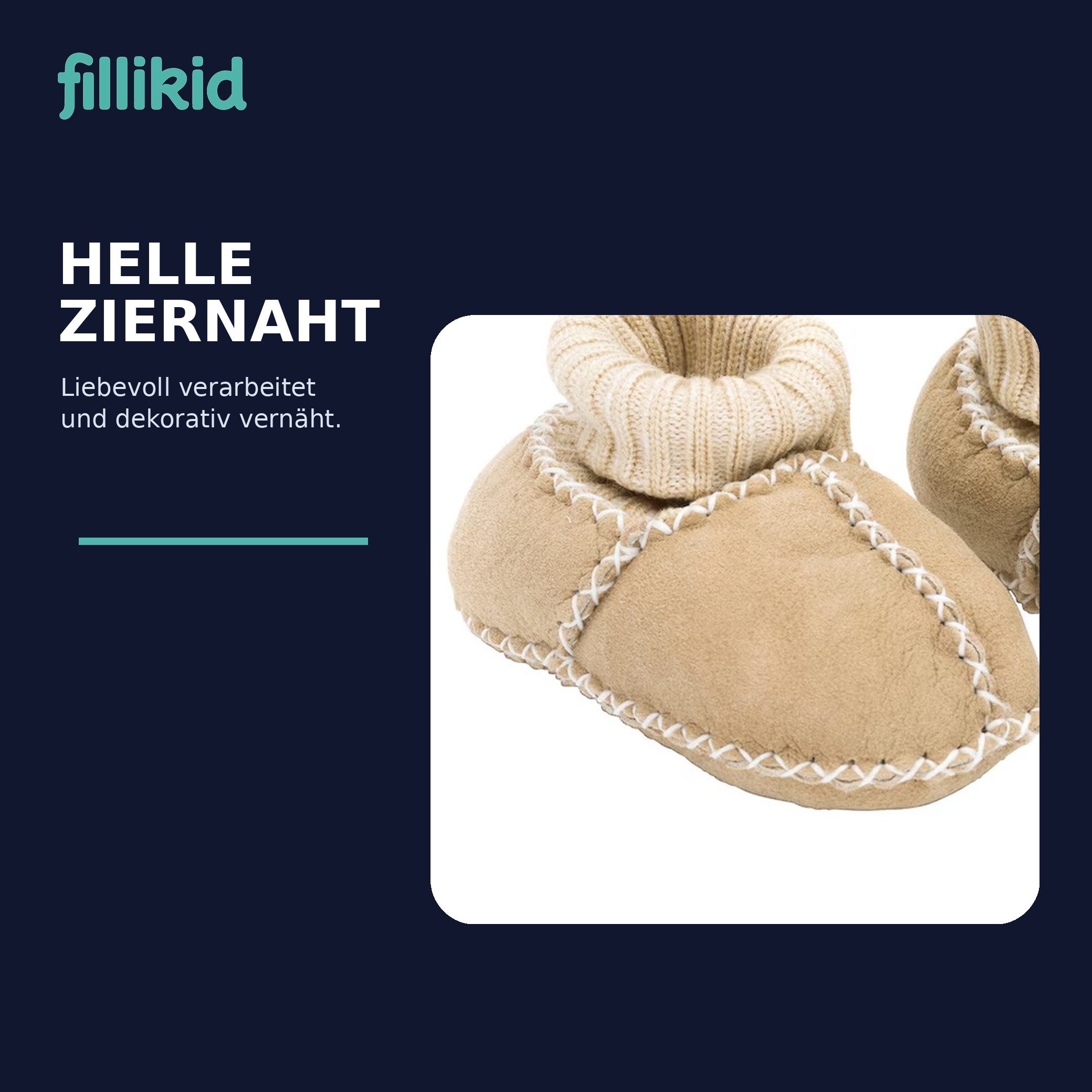 Fillikid Babylammfell Schuhe Exclusiv Babystiefel – Bild 2 von 5