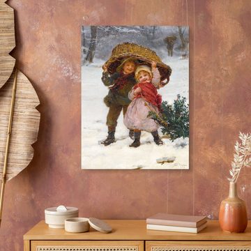 Posterlounge Forex-Bild Frederick Morgan, Weihnachtszeit, Malerei