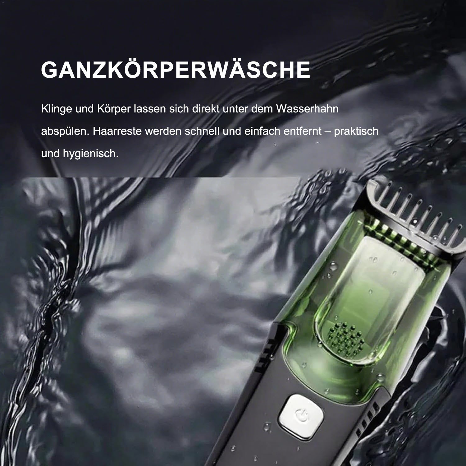 AIMAX Haarschneider Haarschneidemaschine Set Haarschneider mit 20 Längeneinstellungen, Elektrischer mit 2 Kamm, Barttrimmer Bartschneider Verstellbar Nass & Tro – Bild 3 von 5