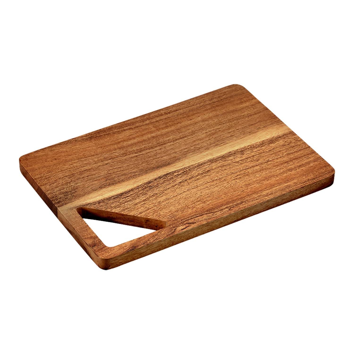 Kesper Frühstücksbrett 5 Stück Schneidebrett, Akazie - 28 x 19cm, Holz, (5-St), mit komfortablen Griffloch