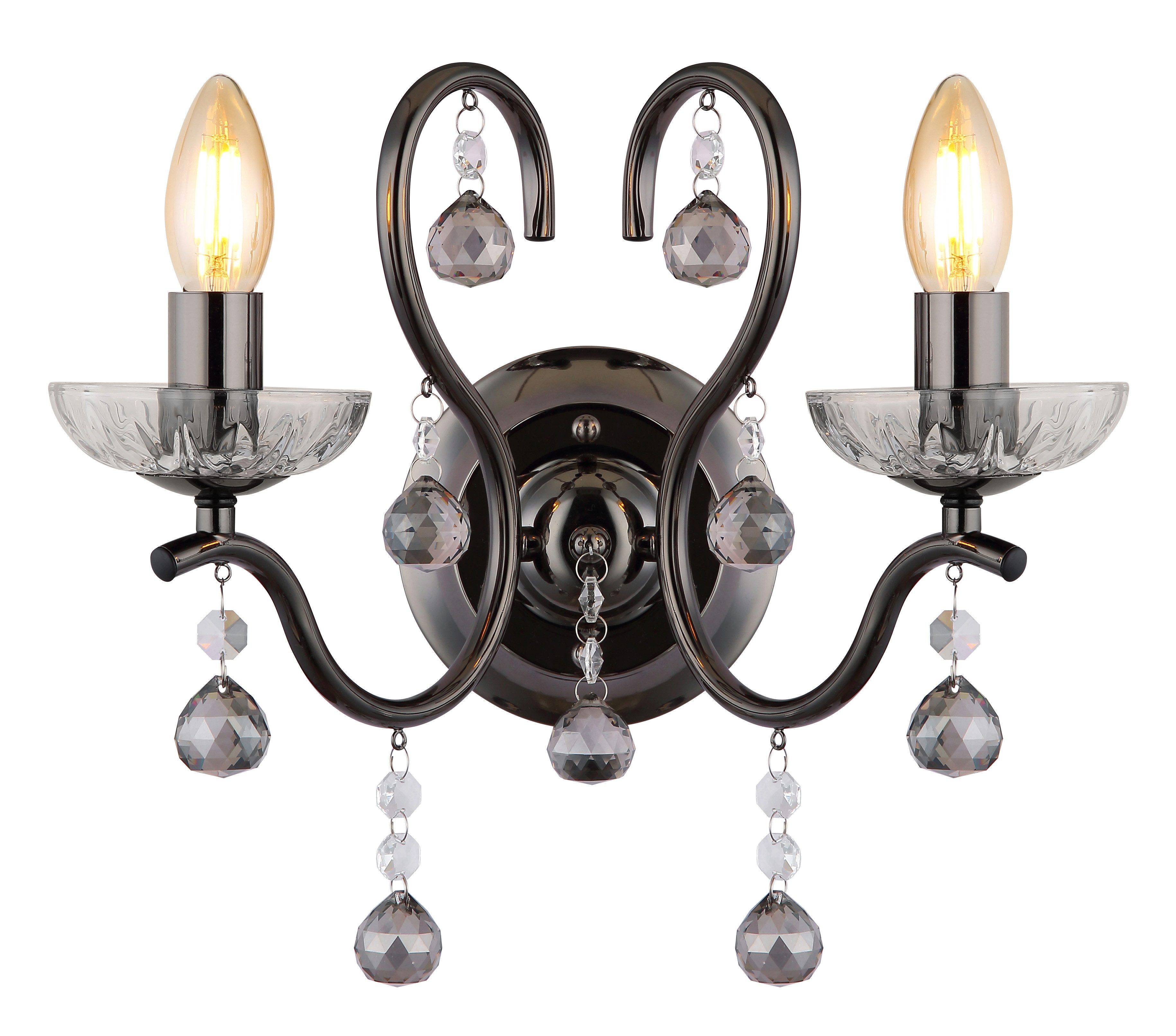 GLOBO LIGHTING Wandleuchte CAMILA, ohne Leuchtmittel, Wandlampe Wand Wohnzimmer Flur Wandbeleuchtung