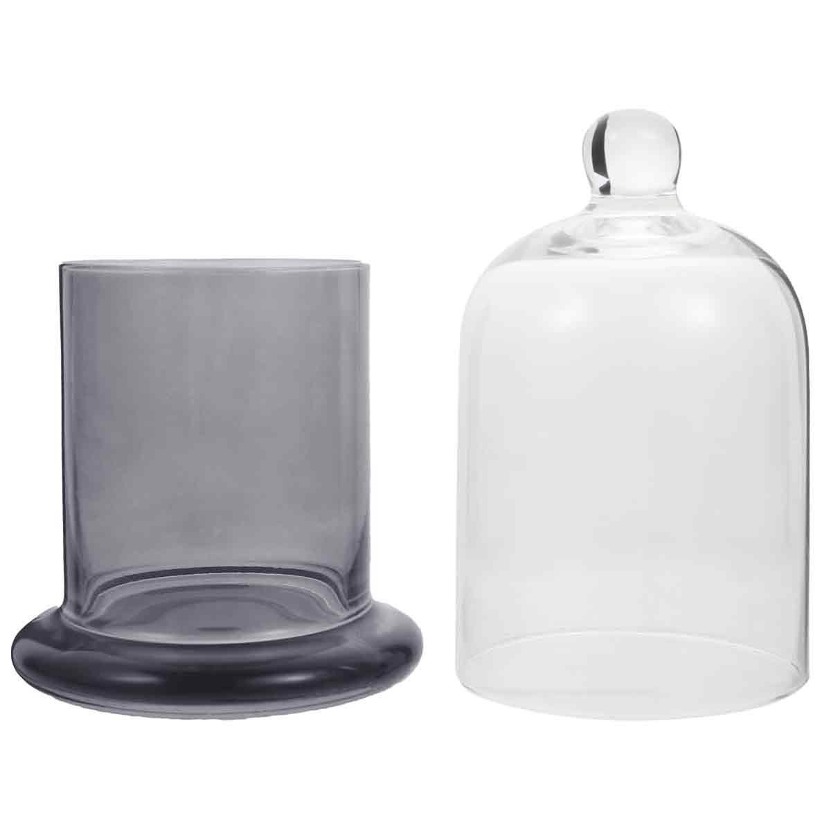 Jormftte Teelichthalter Glasglocke,Glashaube für Lichterketten, Tafelschmuck,Antiquitäten