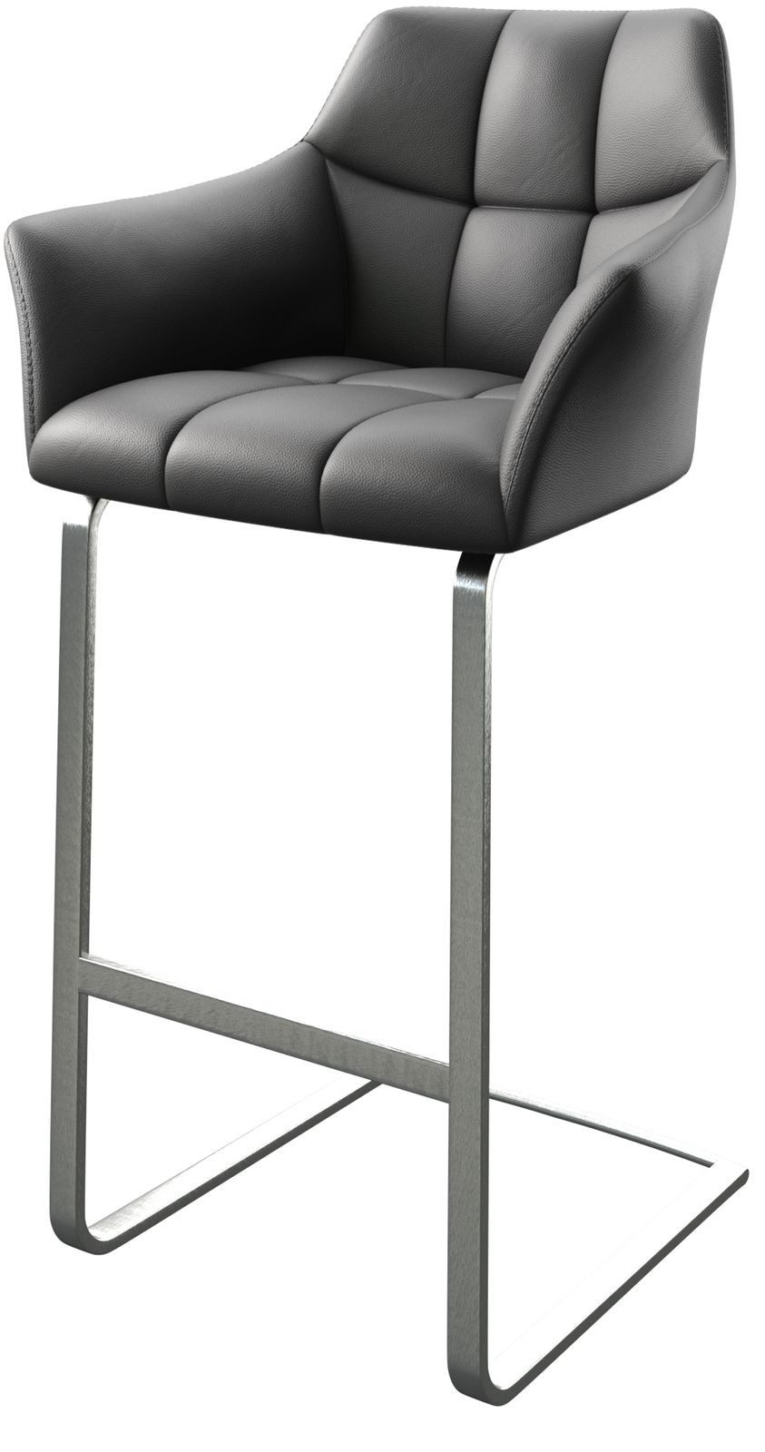 DELIFE Barhocker Yulo-Flex, Freischwinger flach Edelstahl günstig online kaufen