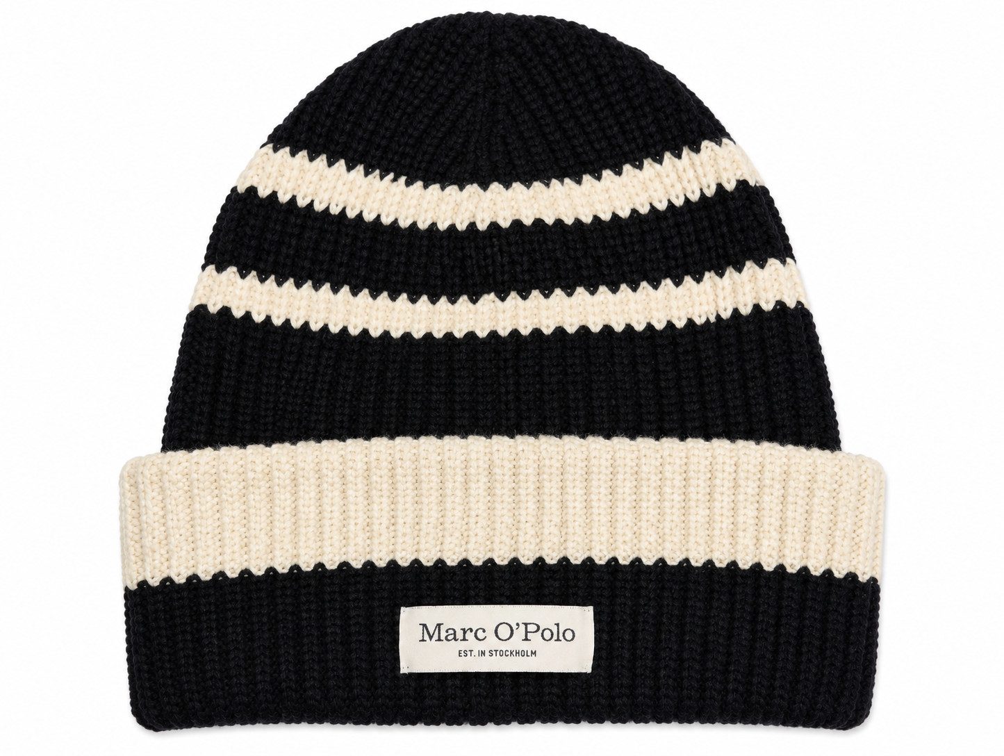 Marc O'Polo Beanie Beanie, knitted, double fold-up, st 400605901003