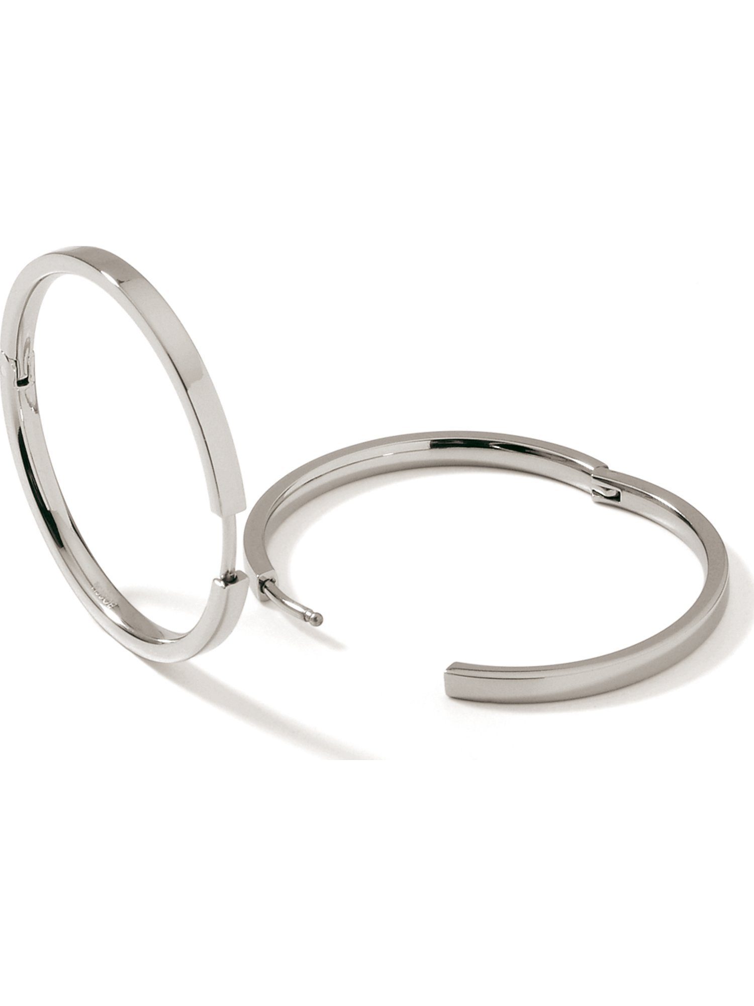 BOCCIA Damenschmuck Creolen Reintitan Satiniert Poliert 13 mm 0563-03