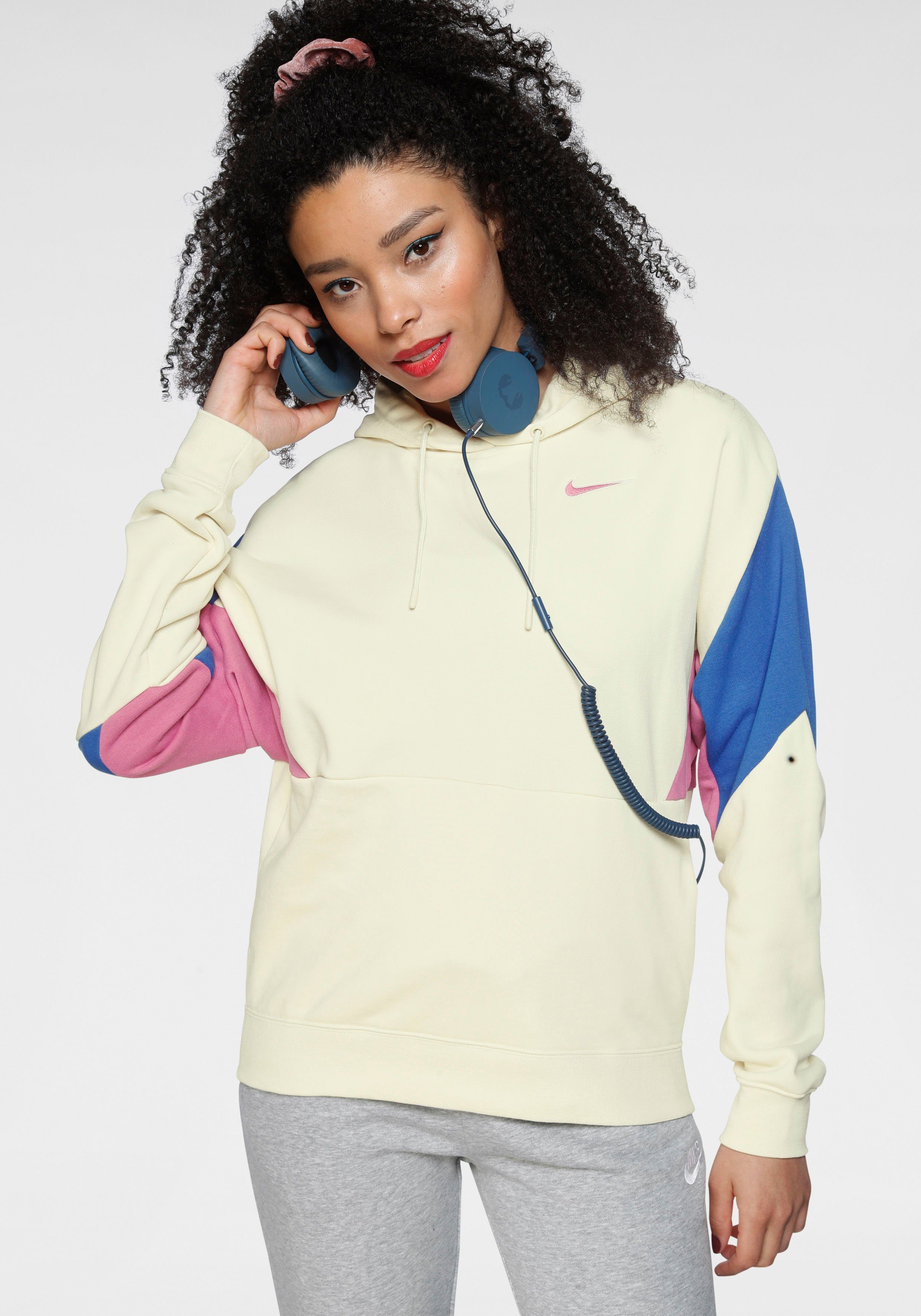 reebok women's mélange varsity french terry hoodie