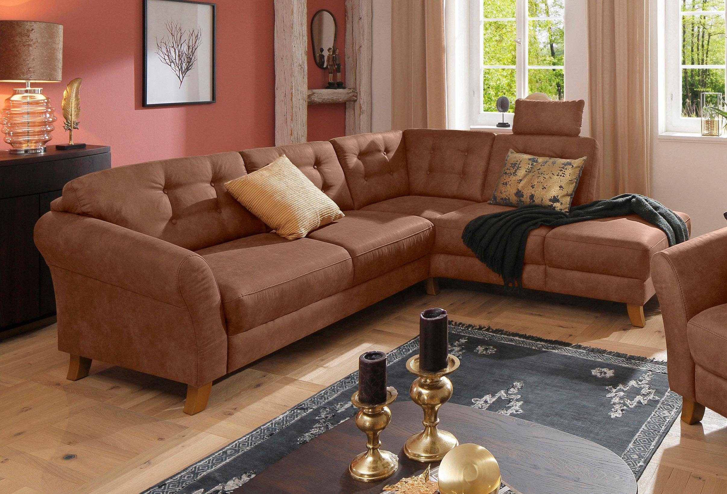 Home affaire Ecksofa Trondheim L-Form, mit günstig online kaufen