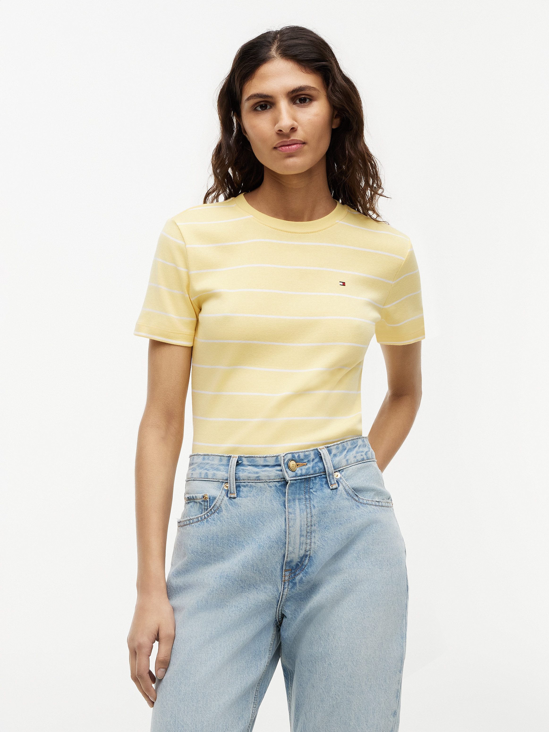 Tommy Hilfiger T-Shirt SLIM CODY C-NK Baumwolle, slim fit