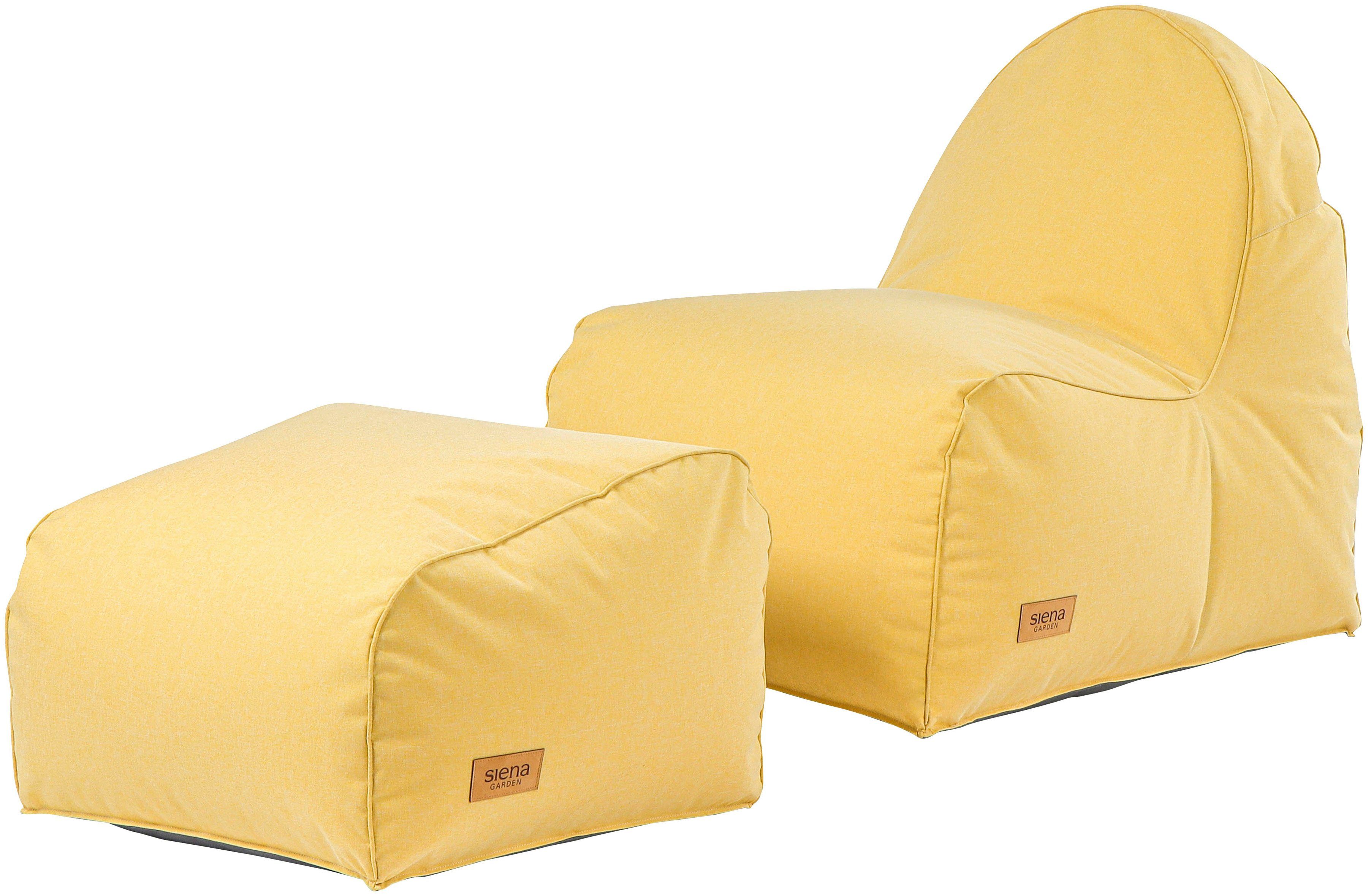 Siena Garden Sitzsack FLOW.U Feet, Indoor & Outdoor, in verschiedenen Farben erhältlich lemonjuice