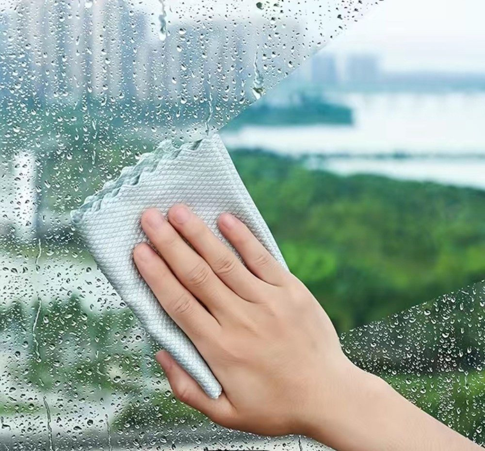 Nur Online 75 Nano Streifenfrei für Auto,Fenster,Brille,Küche,Glas,Spiegel,Bad, Mikrofasertuch (1 Packung 5 Stück, ideal für Brillen, Display, Smartphones, Geschirr, Glas)