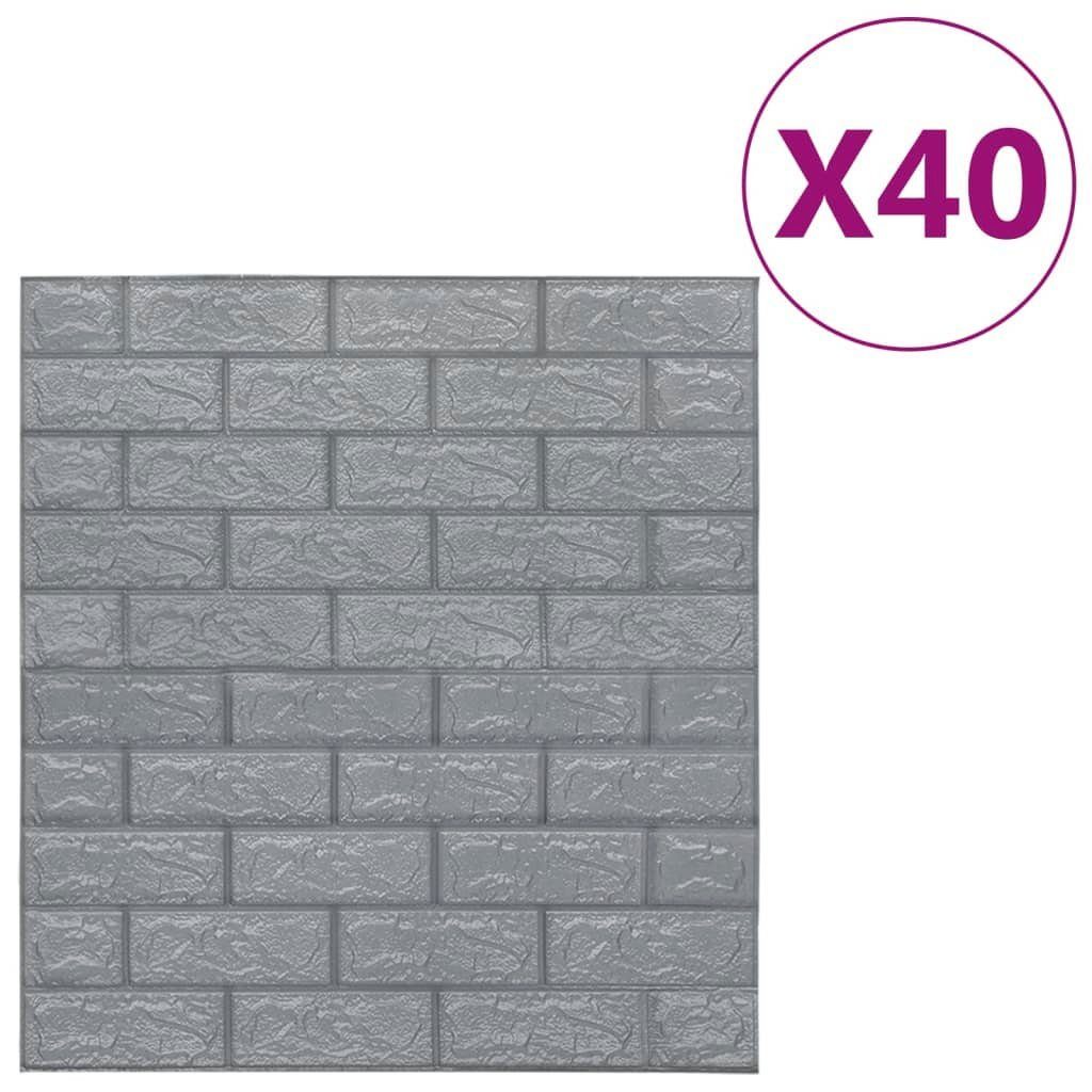 vidaXL Fototapete 3D Tapete Ziegelstein Selbstklebend günstig online kaufen