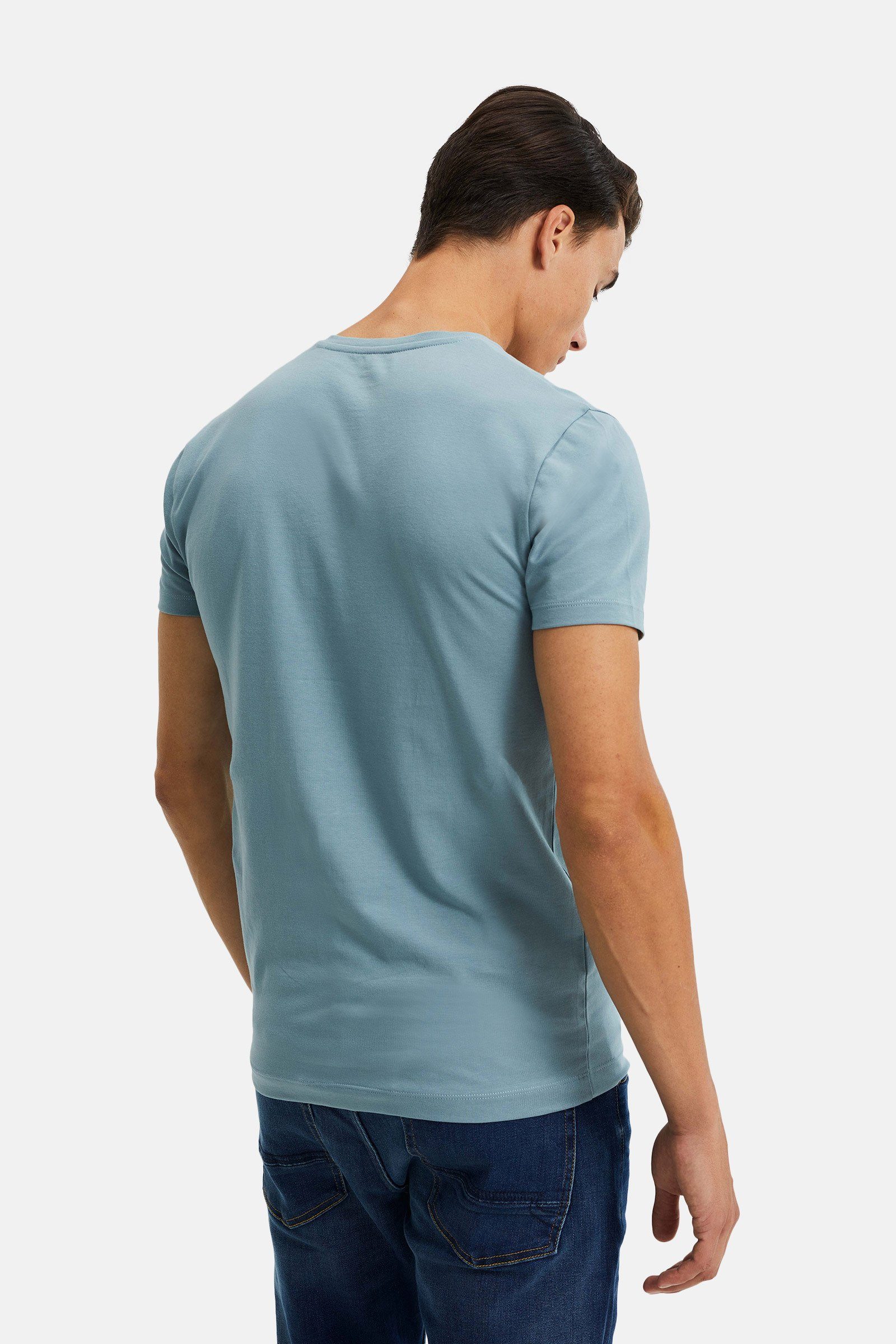 Graublau WE Fashion (1-tlg) T-Shirt