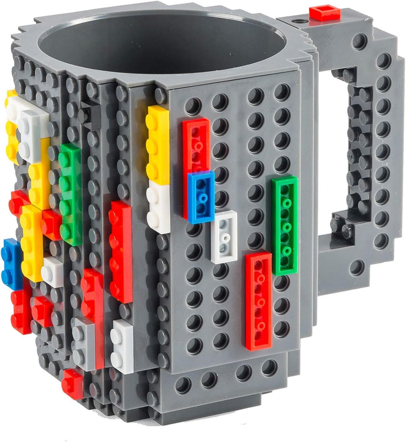 Goods+Gadgets Tasse GOODS+GADGETS LEGOTasse Baustein - kaffee&kinder becher, 350ml, Polycarbonat, Kaffeetasse Kaffee-Becher 350ml