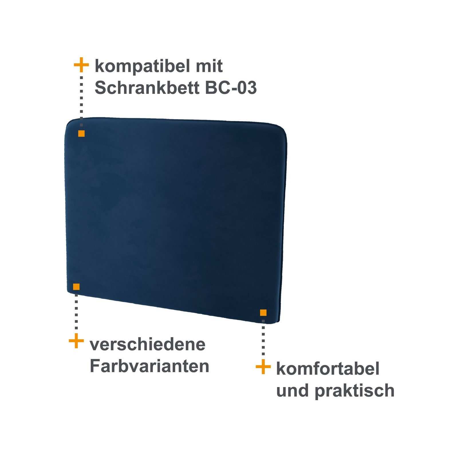 HAUSELEMENT Kopfteil BC-31 LENART BED CONCEPT, Kopfstütze für Schrankbett BC-03