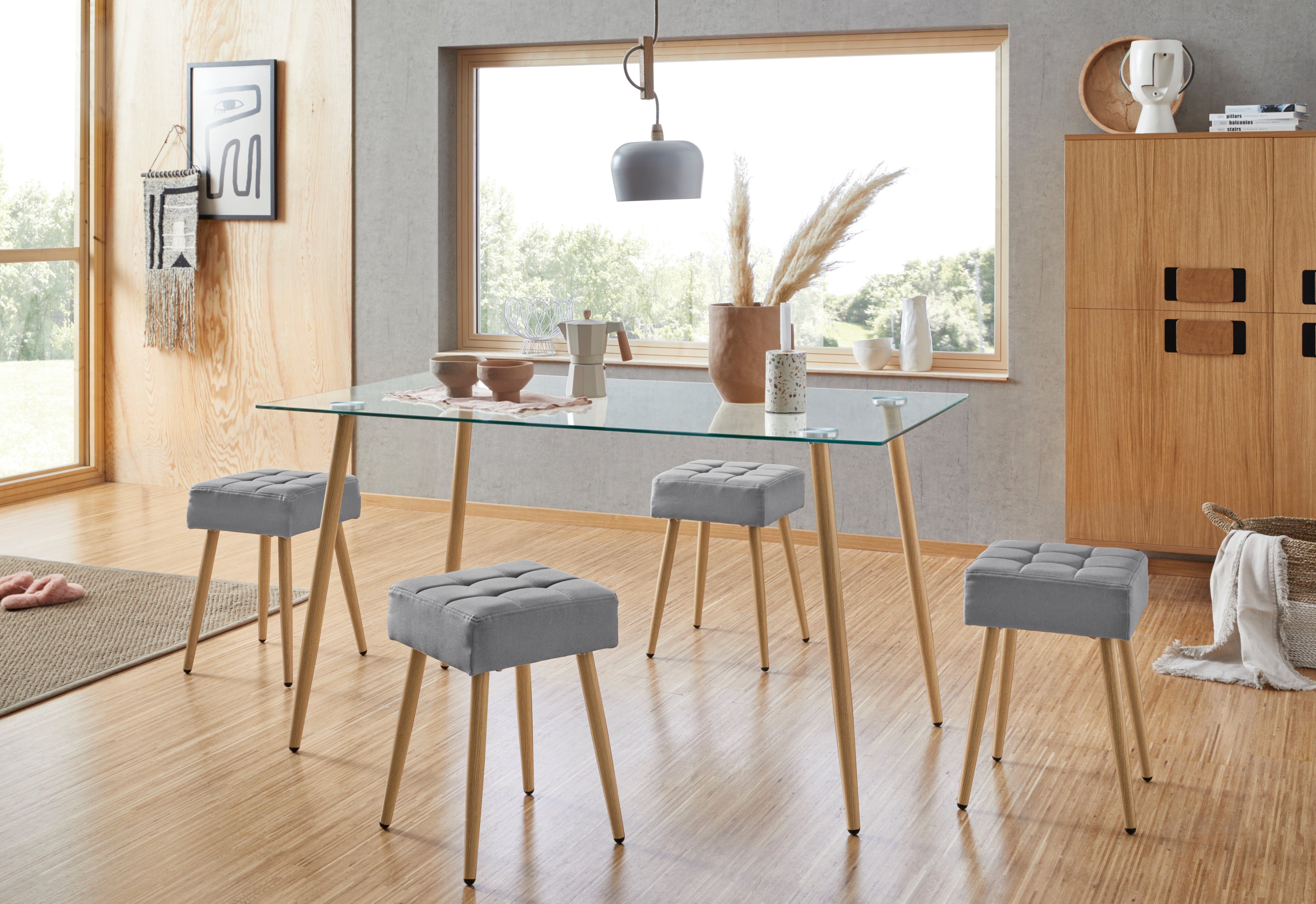 INOSIGN Hocker Louise (1 St), quadratische günstig online kaufen