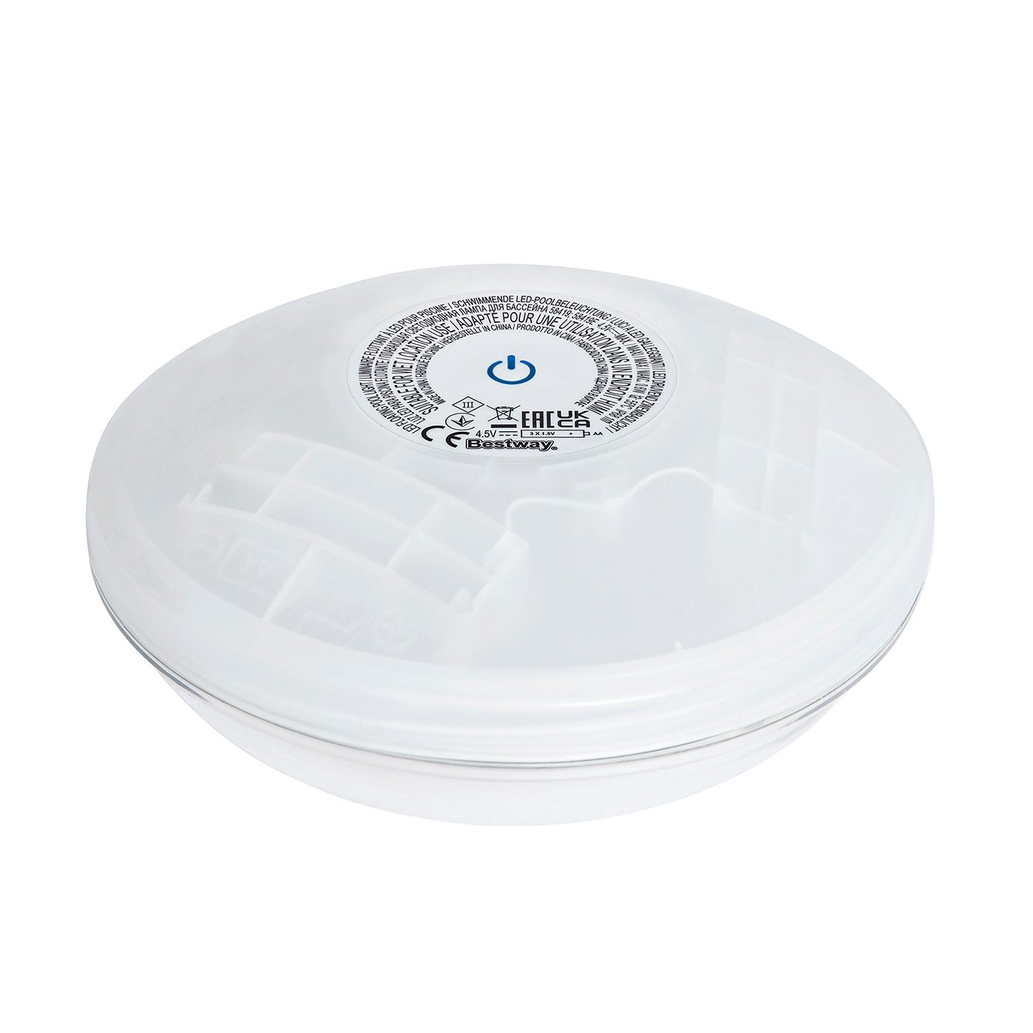 Bestway Pool-Lampe batteriebetriebene, schwimmende LED-Leuchte, Ø 14 cm, LED fest integriert, Farbwechsler