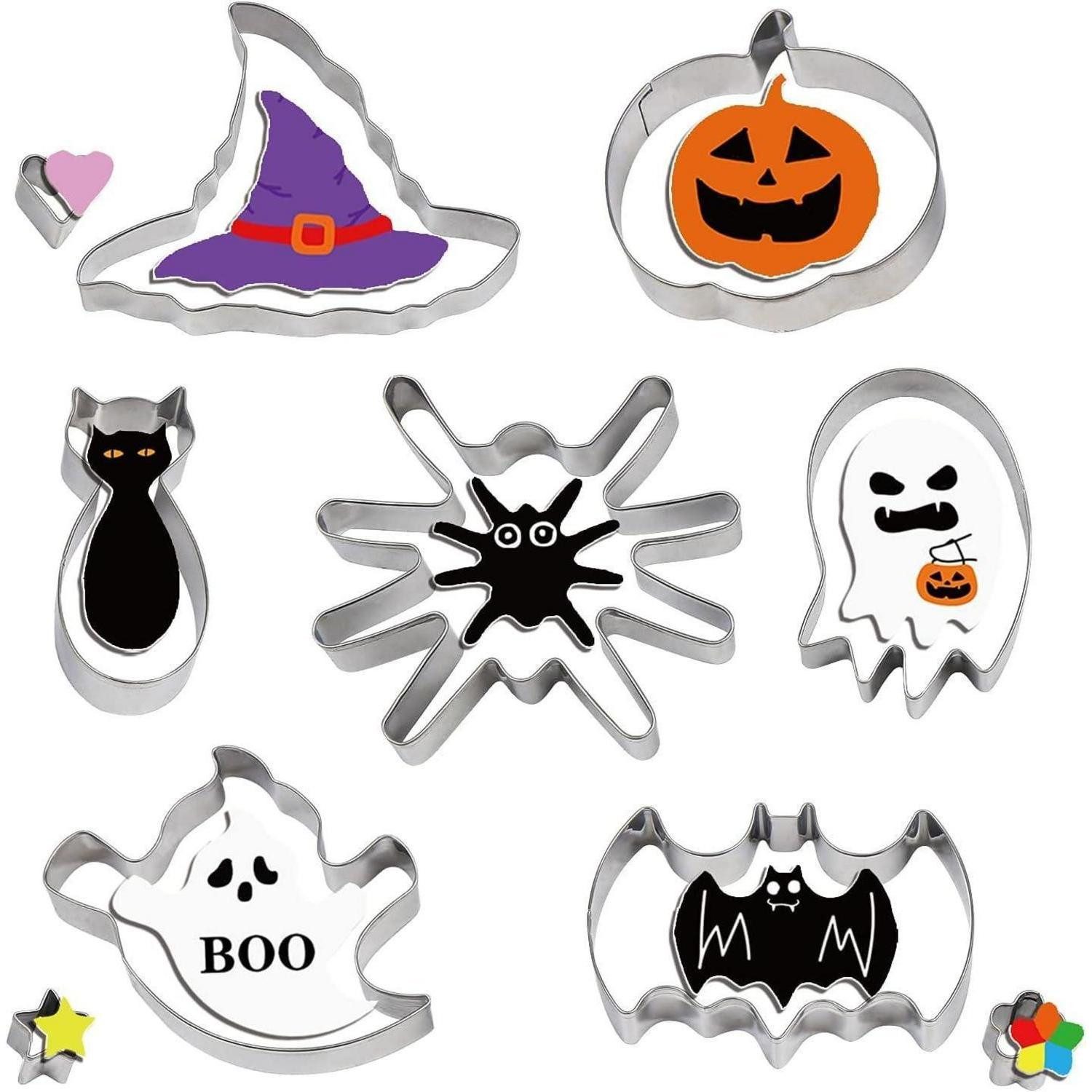 LuxusKollektion Ausstechform Ausstecher Halloween 10er Set, Metall, (10-St)