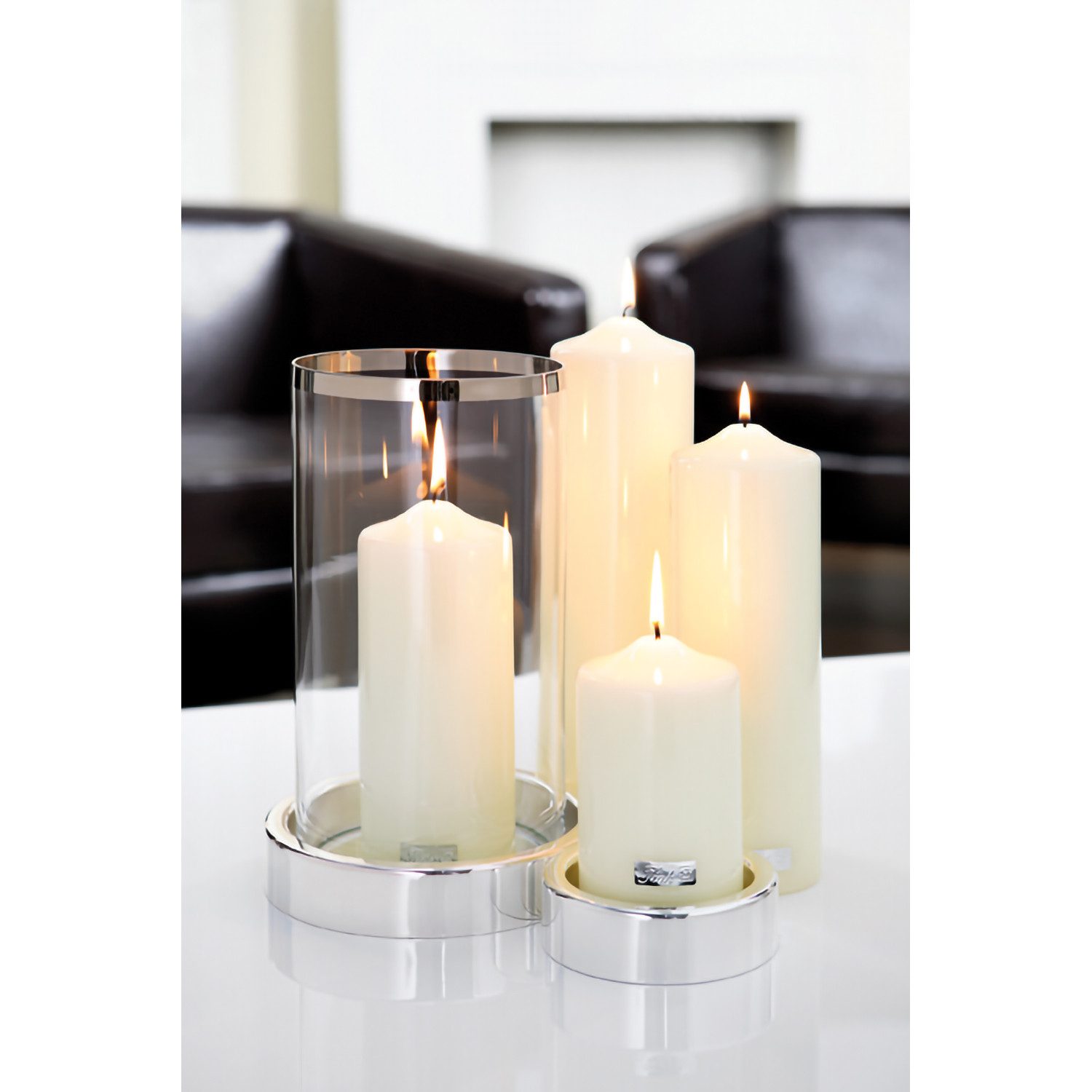 Fink Stumpenkerze FINK Stumpenkerze Altar - creme - H. 15cm x B. 8cm x D. 8cm (1 Stück)