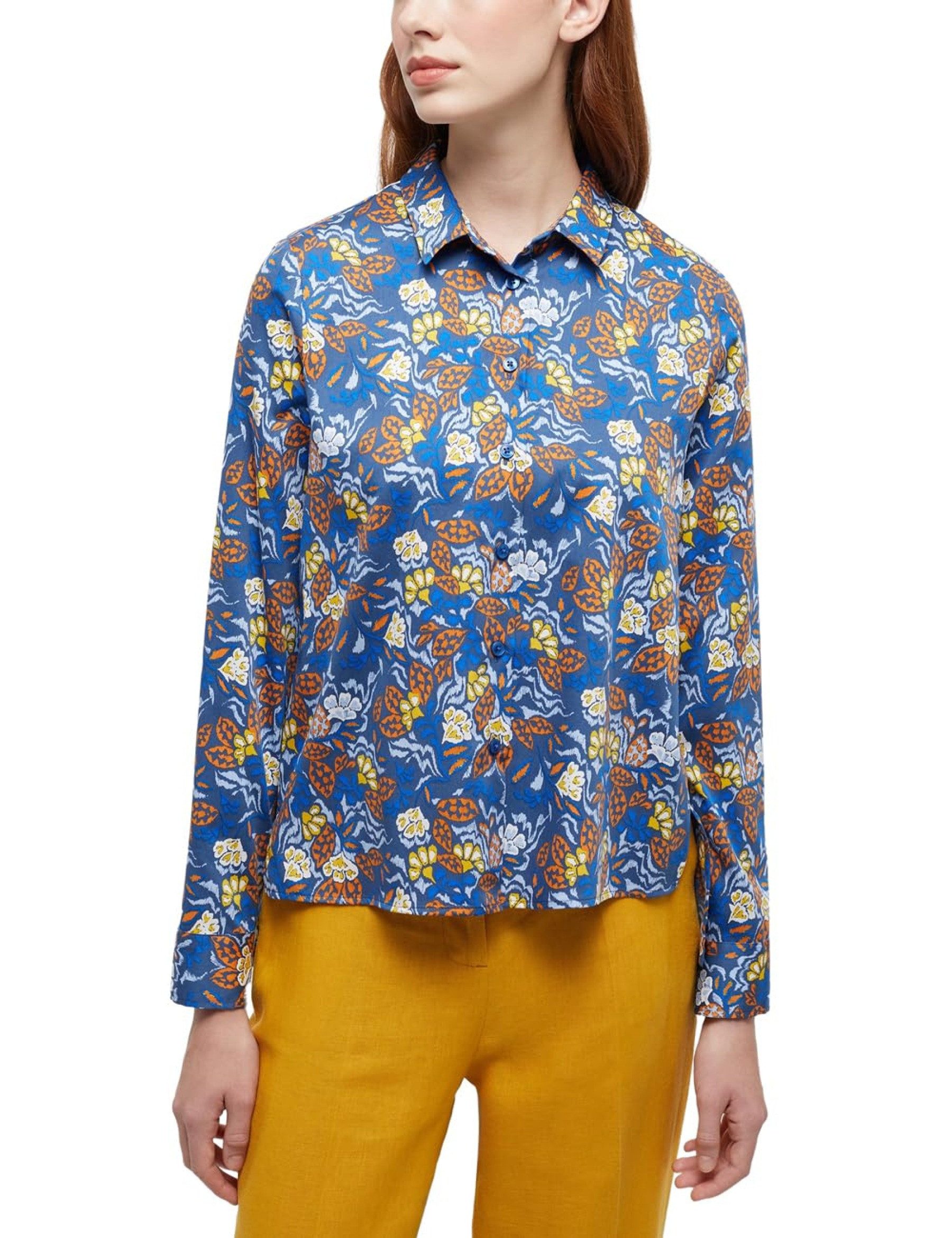 Satinbluse
