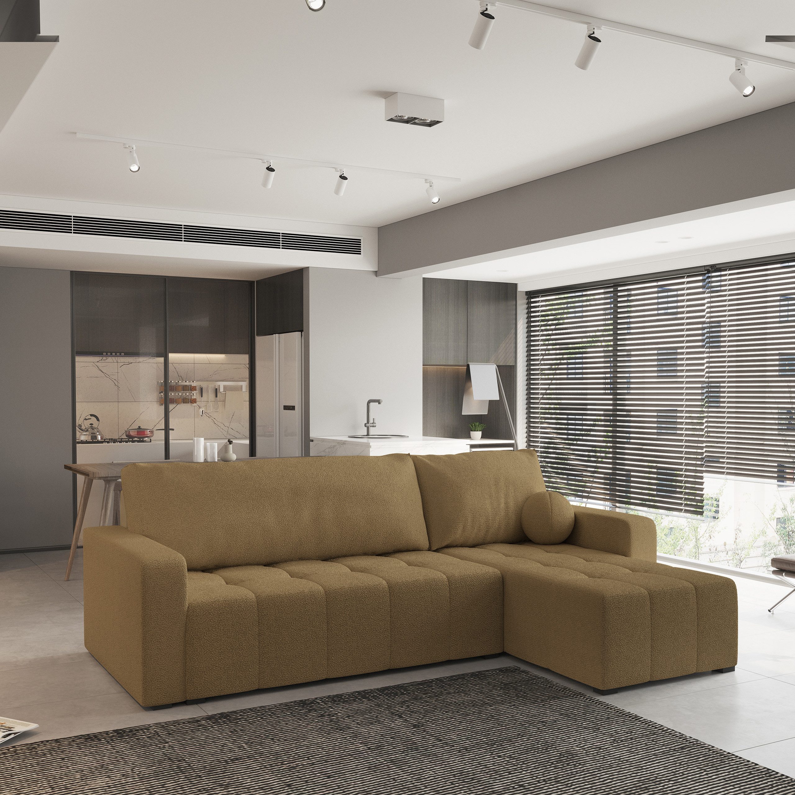 Masseno Ecksofa VOLIRA mit Schlaffunktion L-Form, günstig online kaufen