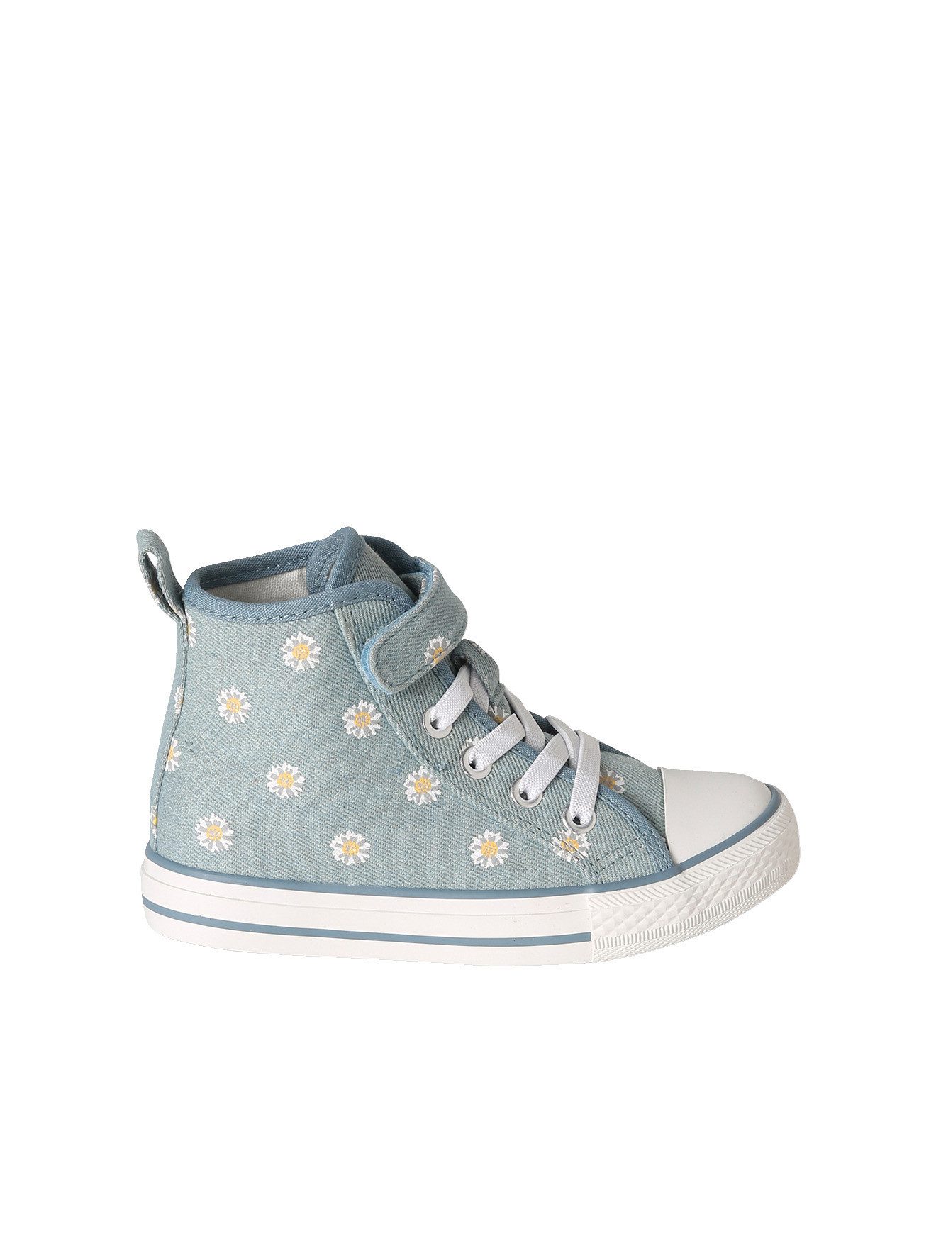 vertbaudet Hohe Stoffsneakers mit Anziehtrick Kinder Sneaker – Bild 2 von 5