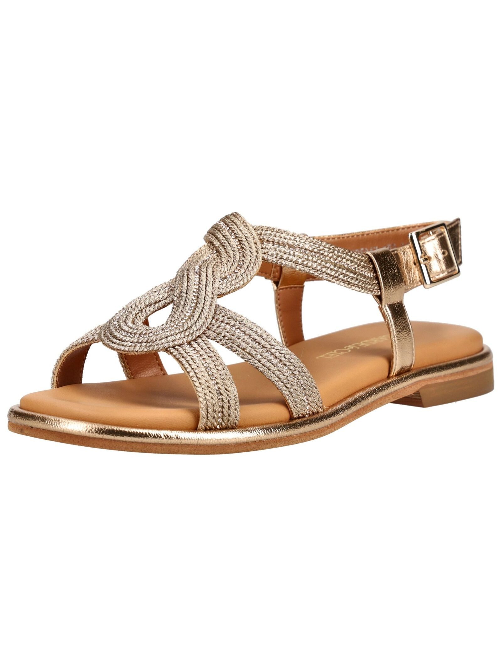 Regarde Le Ciel Regarde Le Ciel Sandalen Leder/Textil Riemchensandale