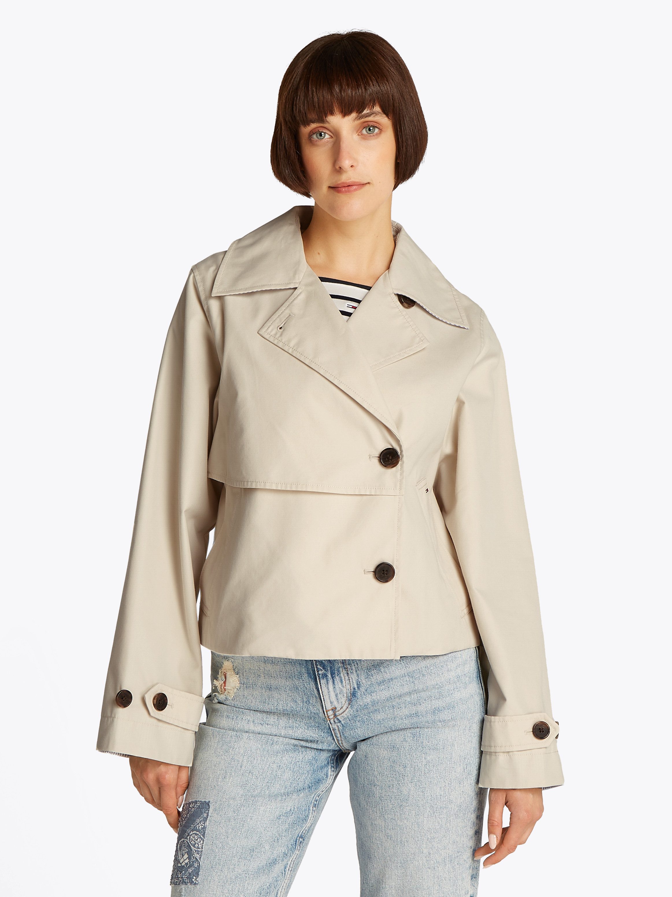 Tommy Jeans Kurzjacke TJW SHORT TRENCH günstig online kaufen