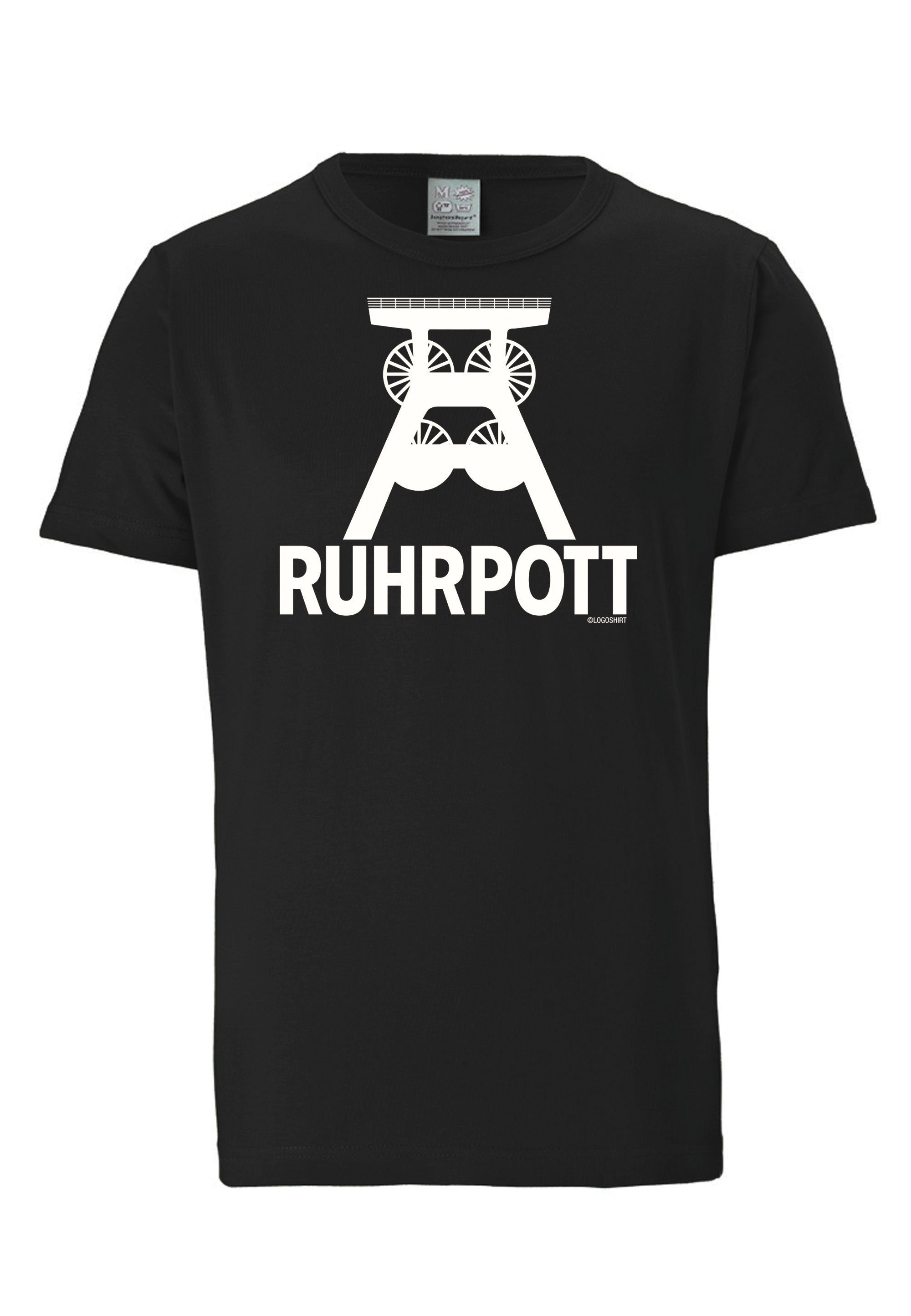 LOGOSHIRT T-Shirt Ruhrpott Logo mit Ruhrpott-Symbol