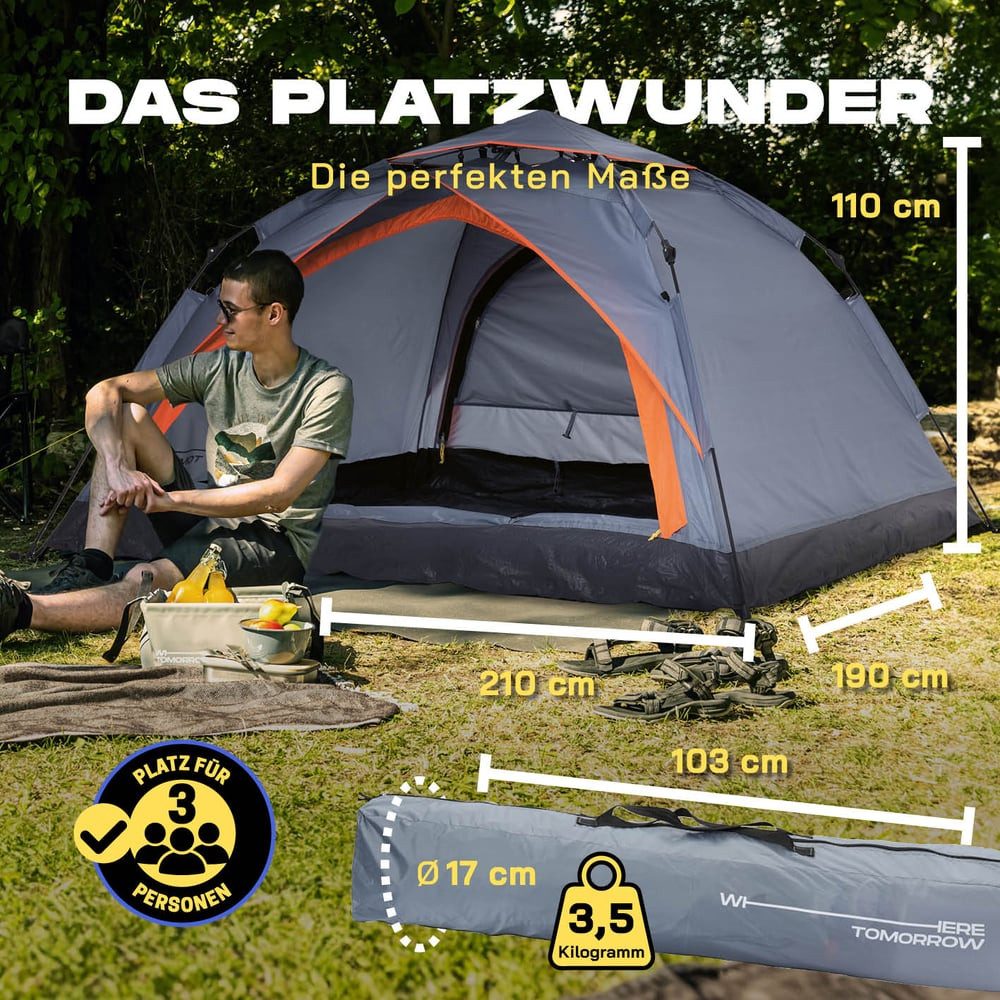Lumaland Kuppelzelt Pop Up Zelt - günstig online kaufen